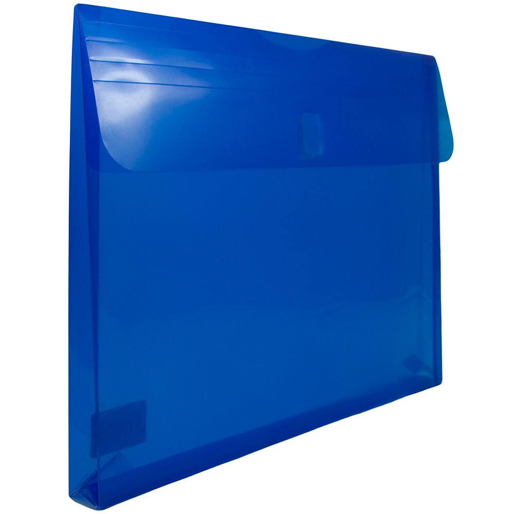 JAM Paper 9.75" x 13" Plastic Hook & Loop Closure Envelopes