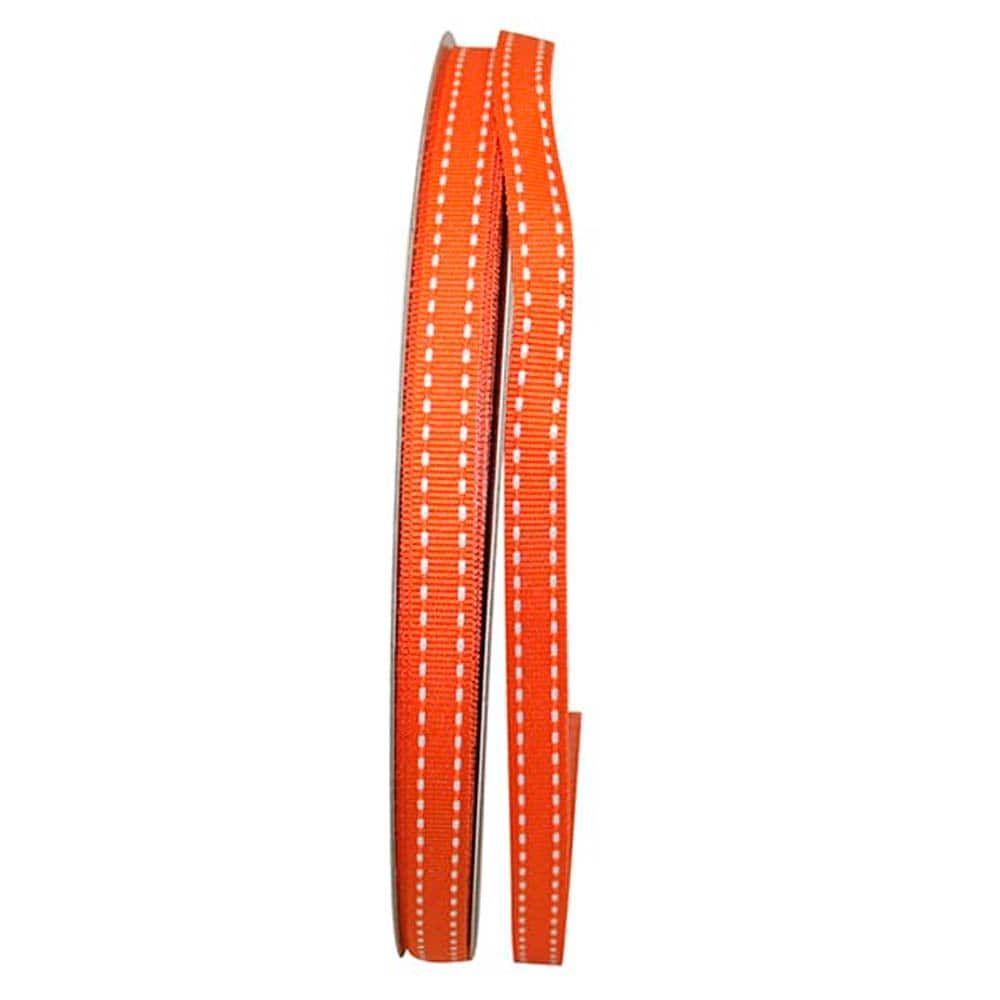 JAM Paper 3/8" x 50yd. Grosgrain Saddle Stitch Ribbon