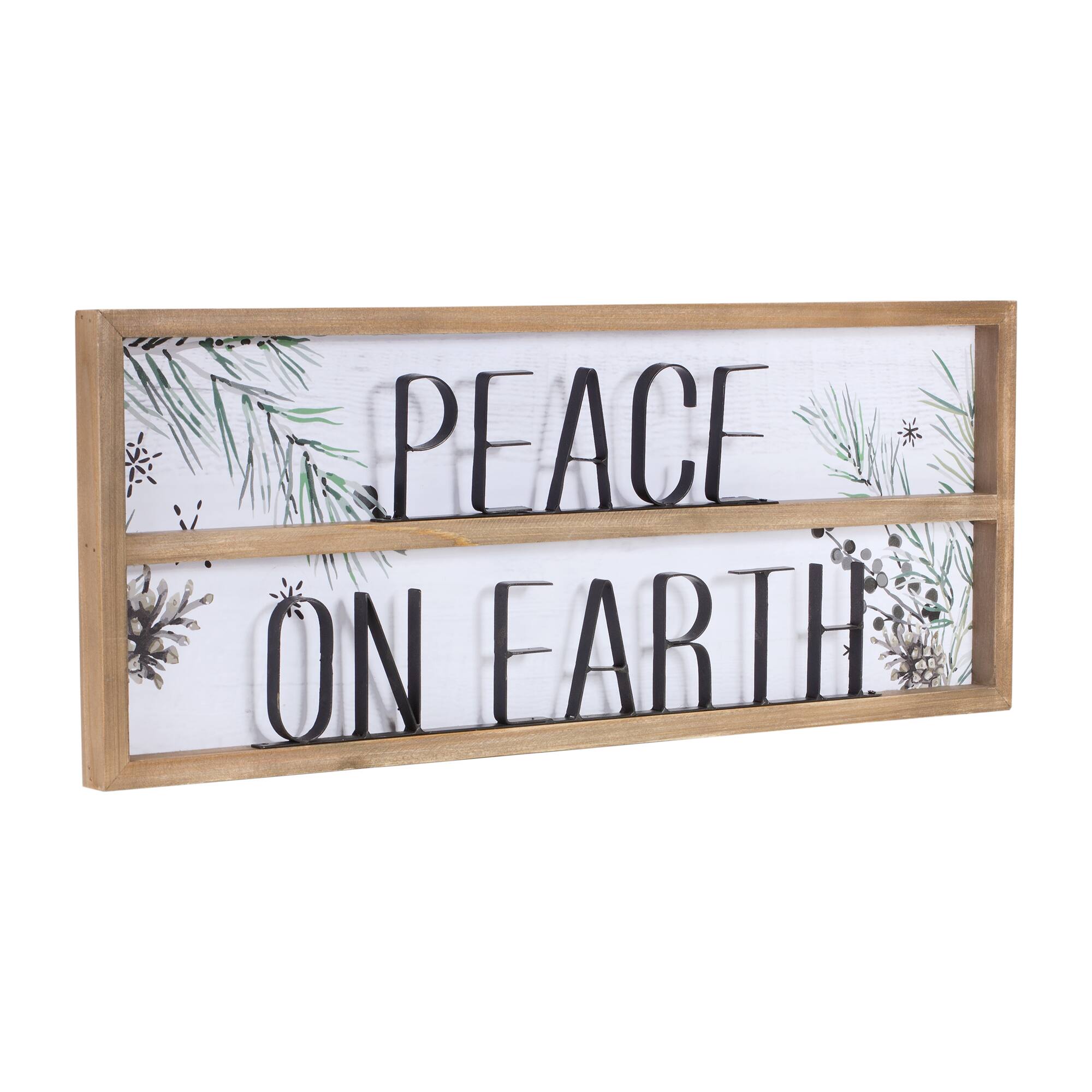 9.25" Peace on Earth Signs, 2ct.