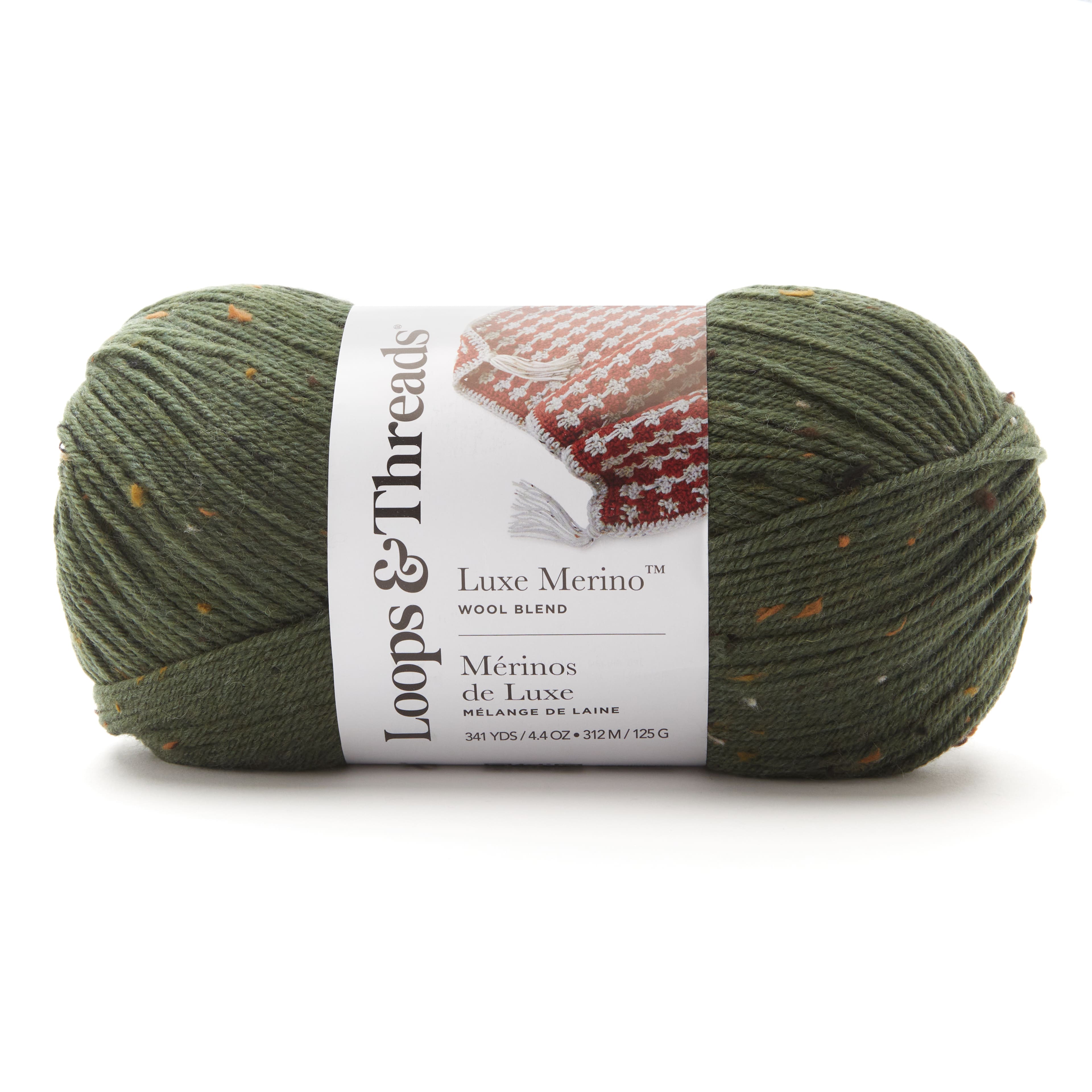 6 Pack: Luxe Merino™ Tweed Yarn by Loops & Threads®