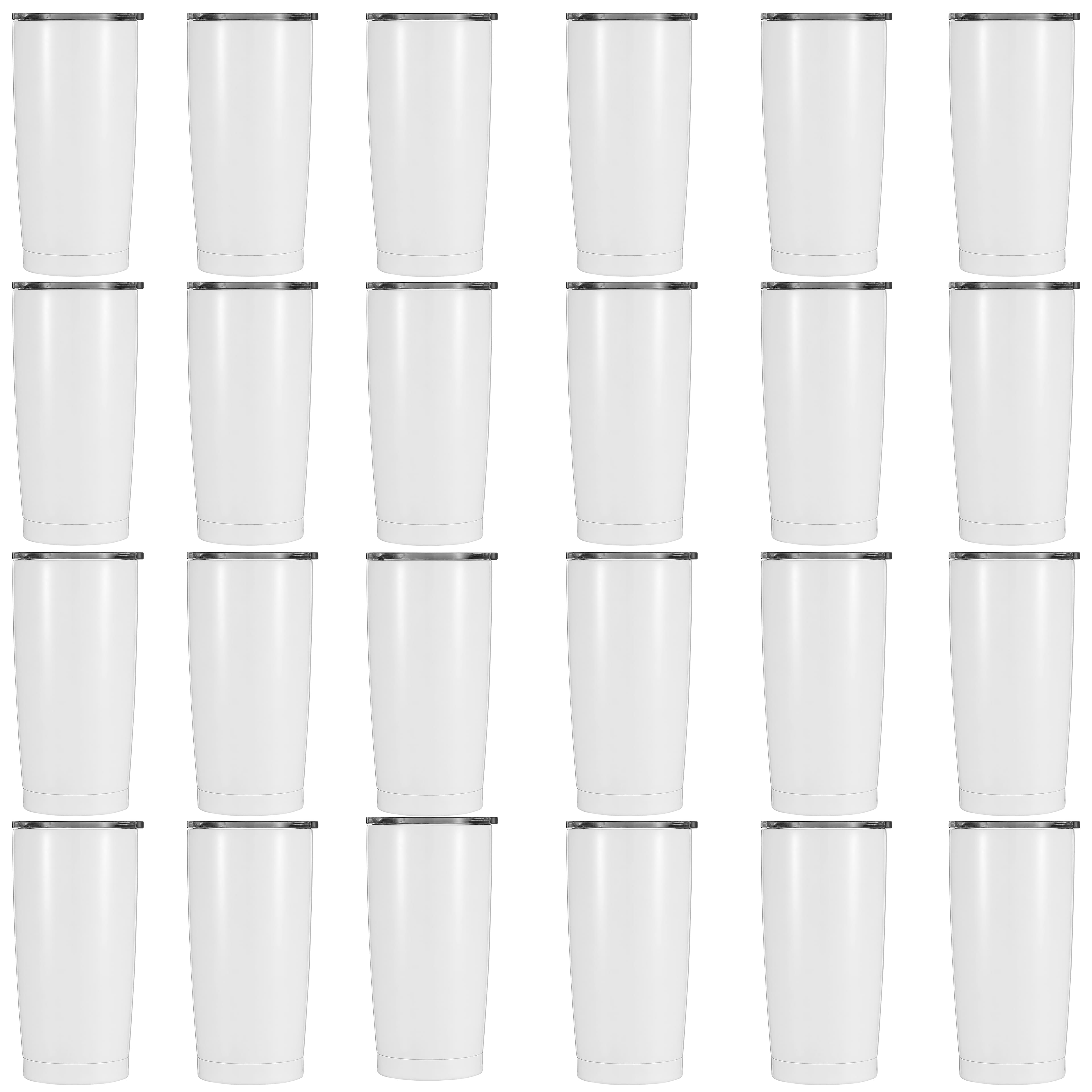 24 Pack: 18.5oz. Stainless Steel Sublimation Tumbler by Make Market®