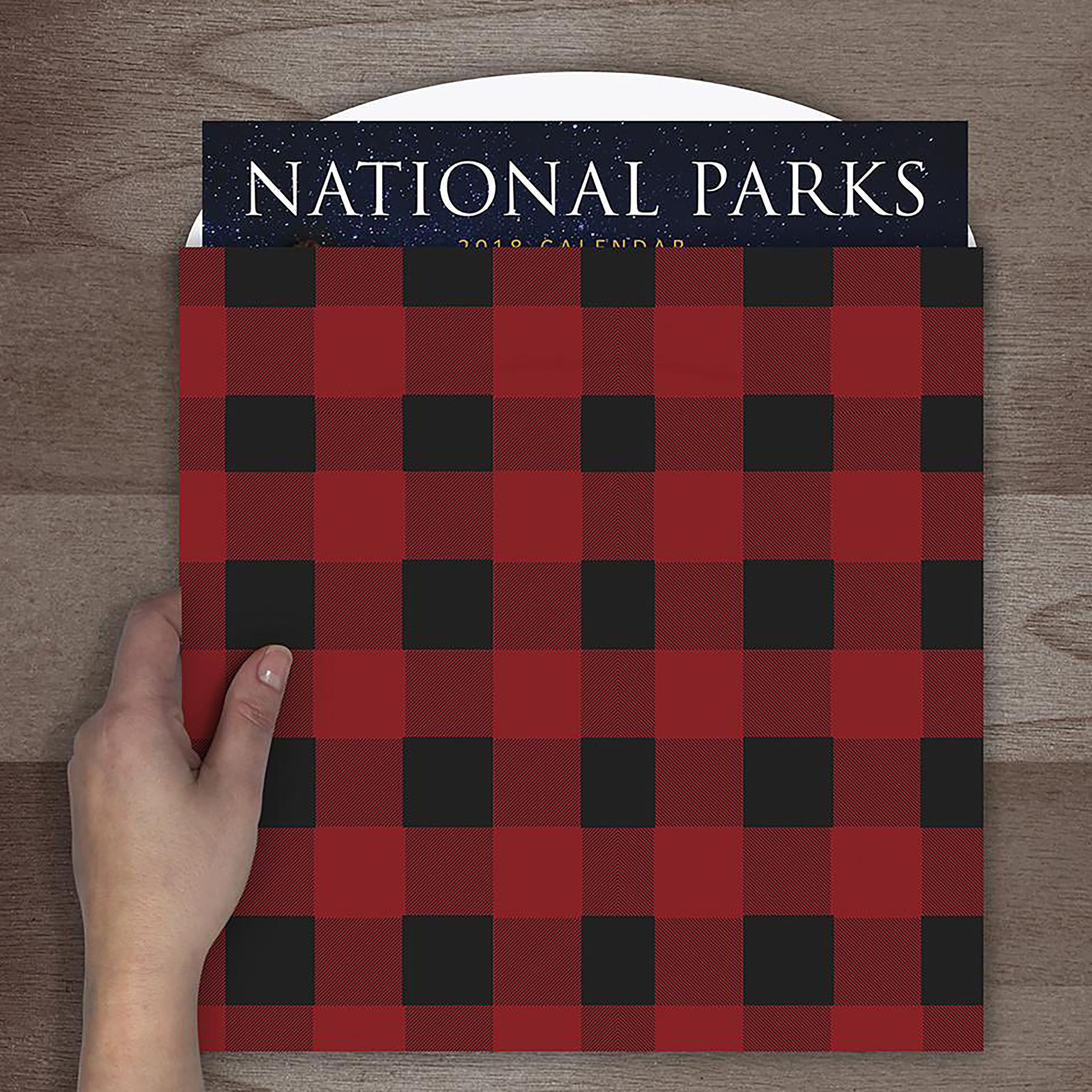 TF Publishing Buffalo Plaid Calendar Wrap, 12" x 12"