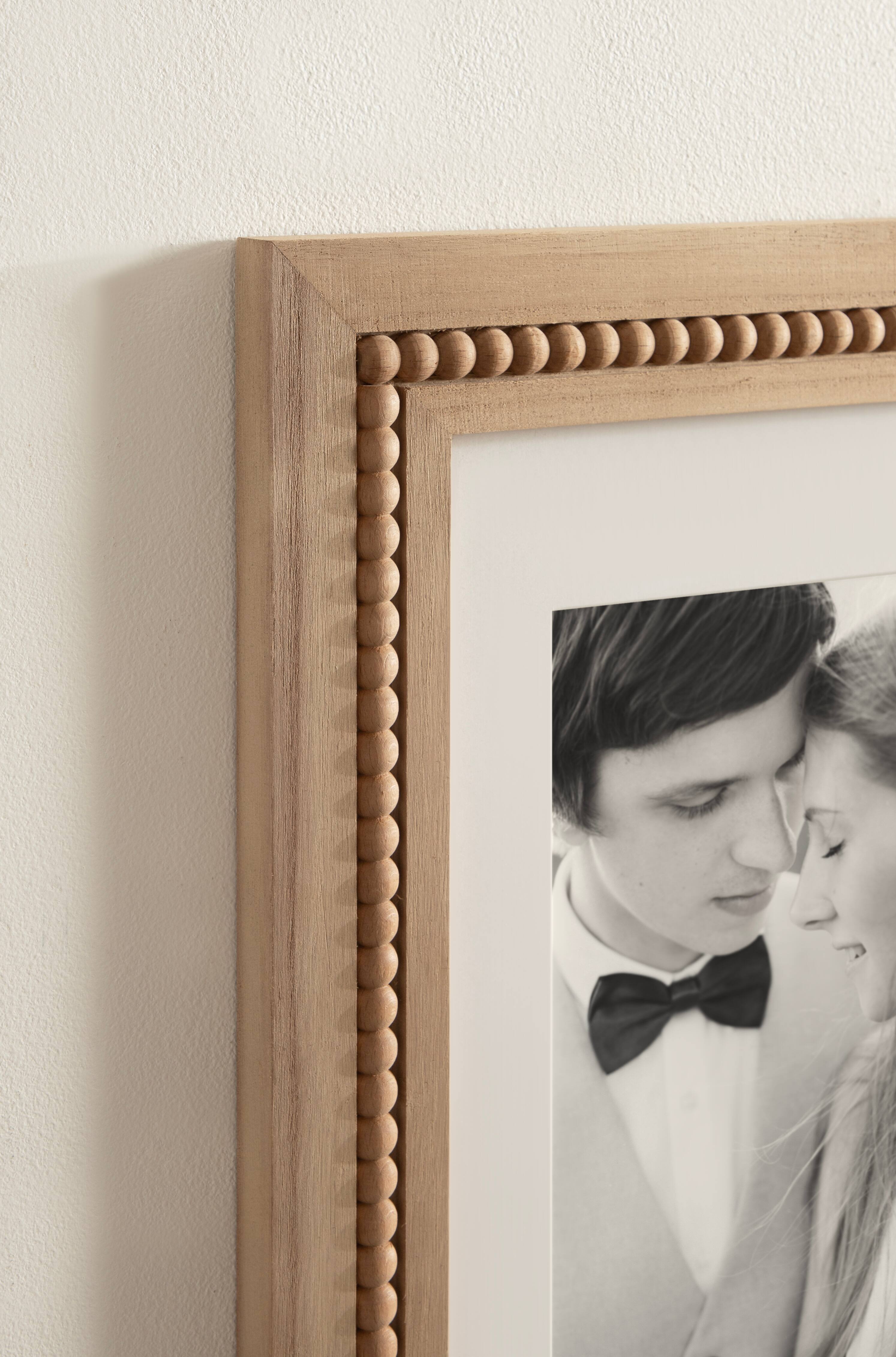 Kate and Laurel 11" x 14" Natural Brown Sorell Photo Frames with 8" x 10" Mat, 2ct.