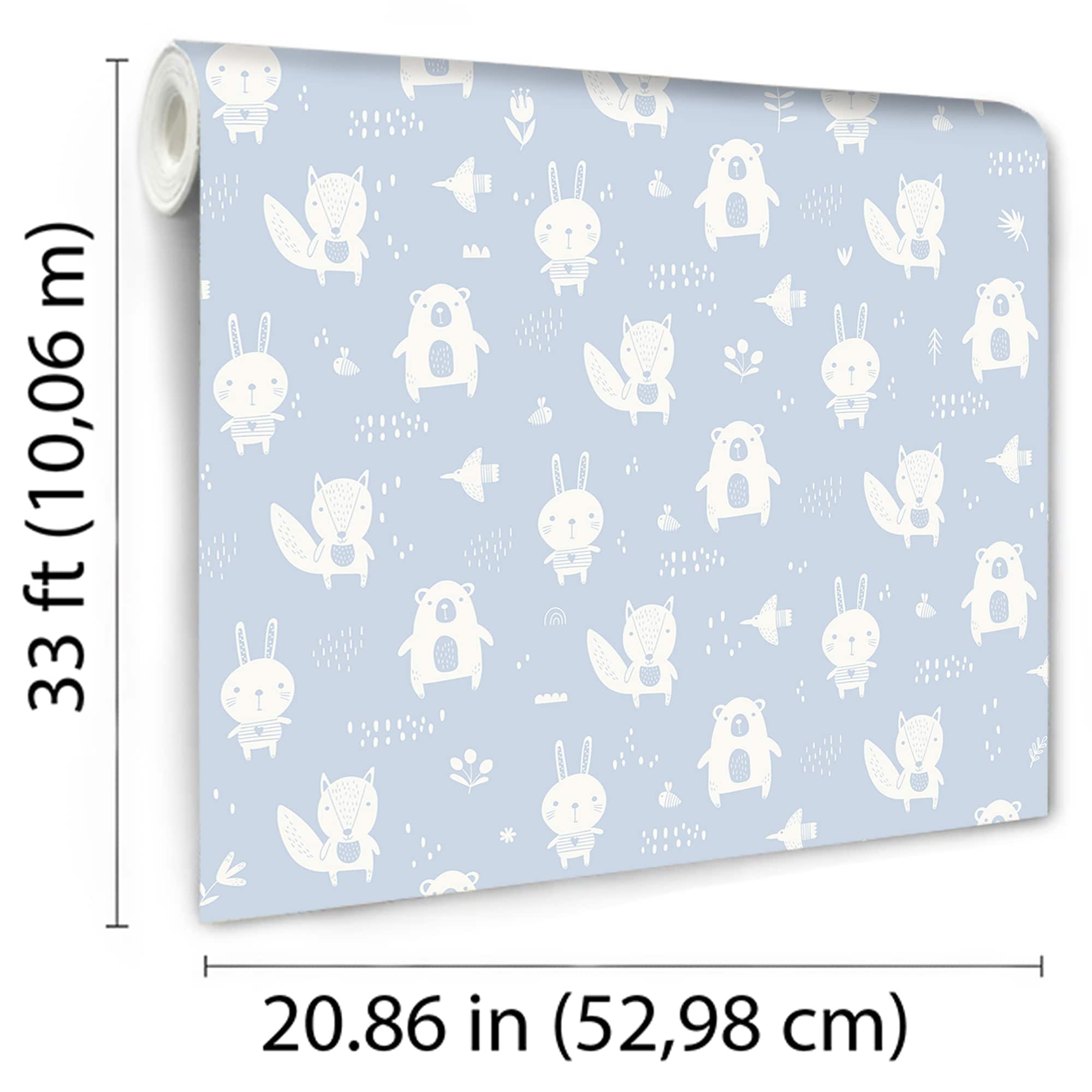 Designs Direct Little Animal Friends Wallpaper