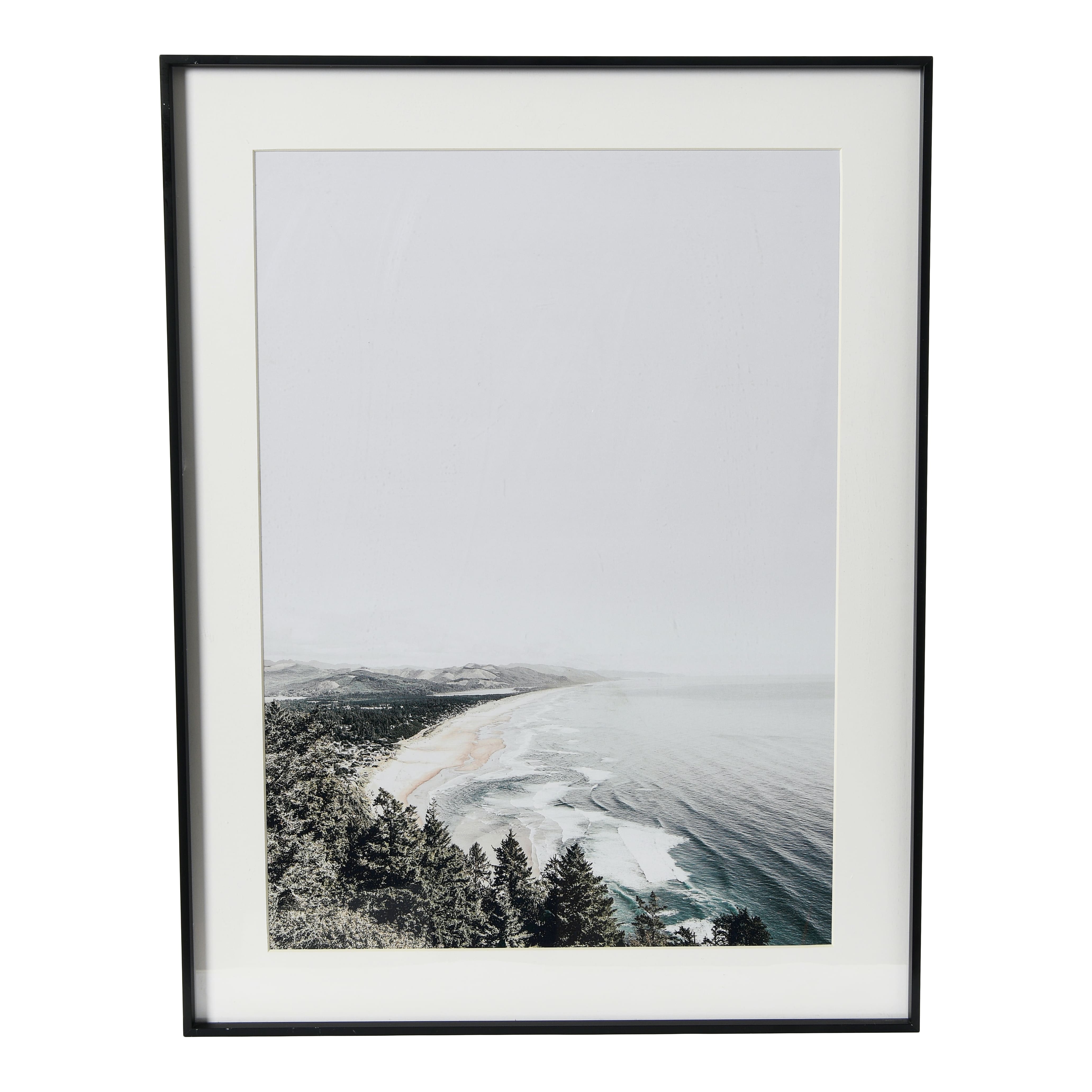 Hello Honey® Framed Coastline Photo Print Wall Art
