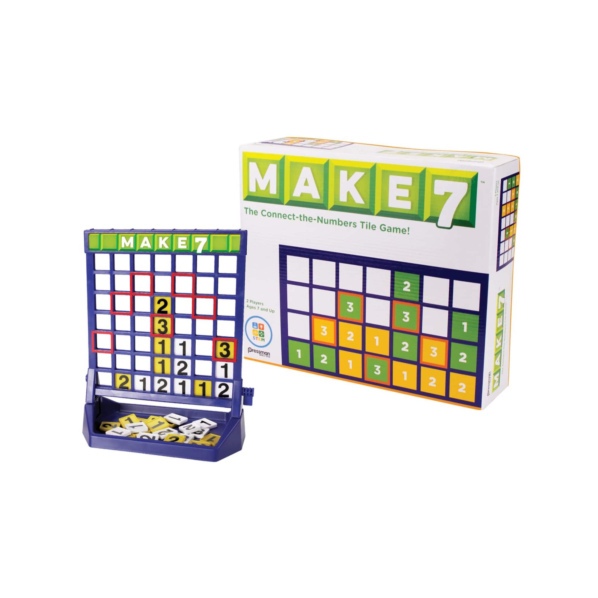 Make 7 Connect The Numbers Tile Game