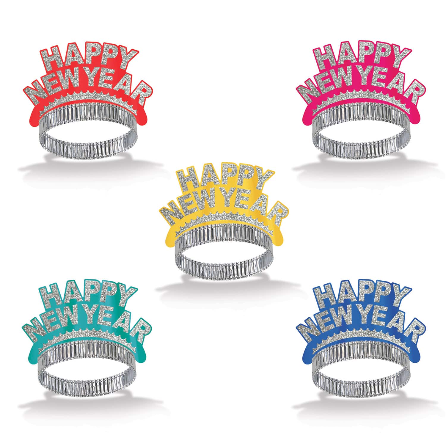 Beistle Happy New Year Tiaras, 50ct.