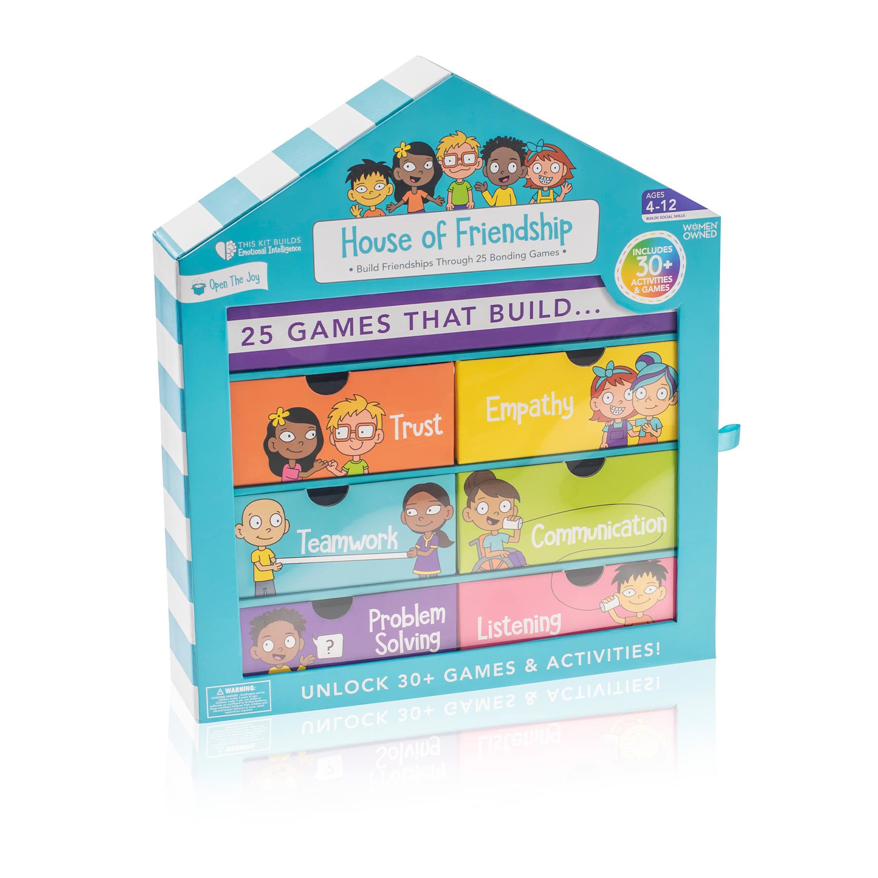 Open the Joy House of Friendship Playhouse Kit