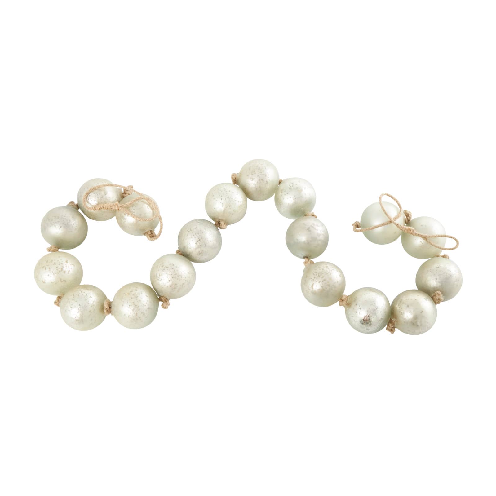 8ft. Extra Long Handmade Glass Beaded Garland with Tassels