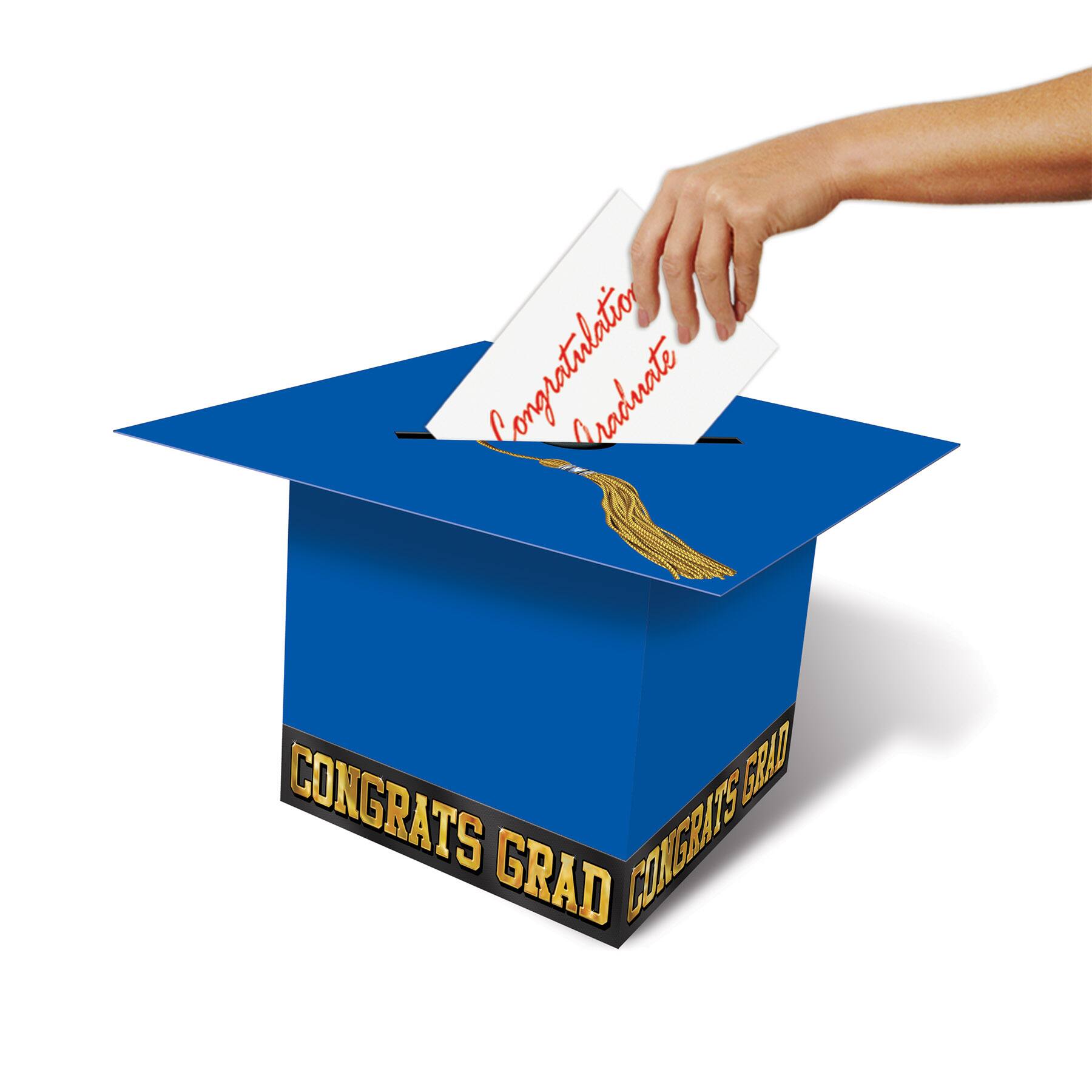 Beistle 8.5" Grad Cap Card Box