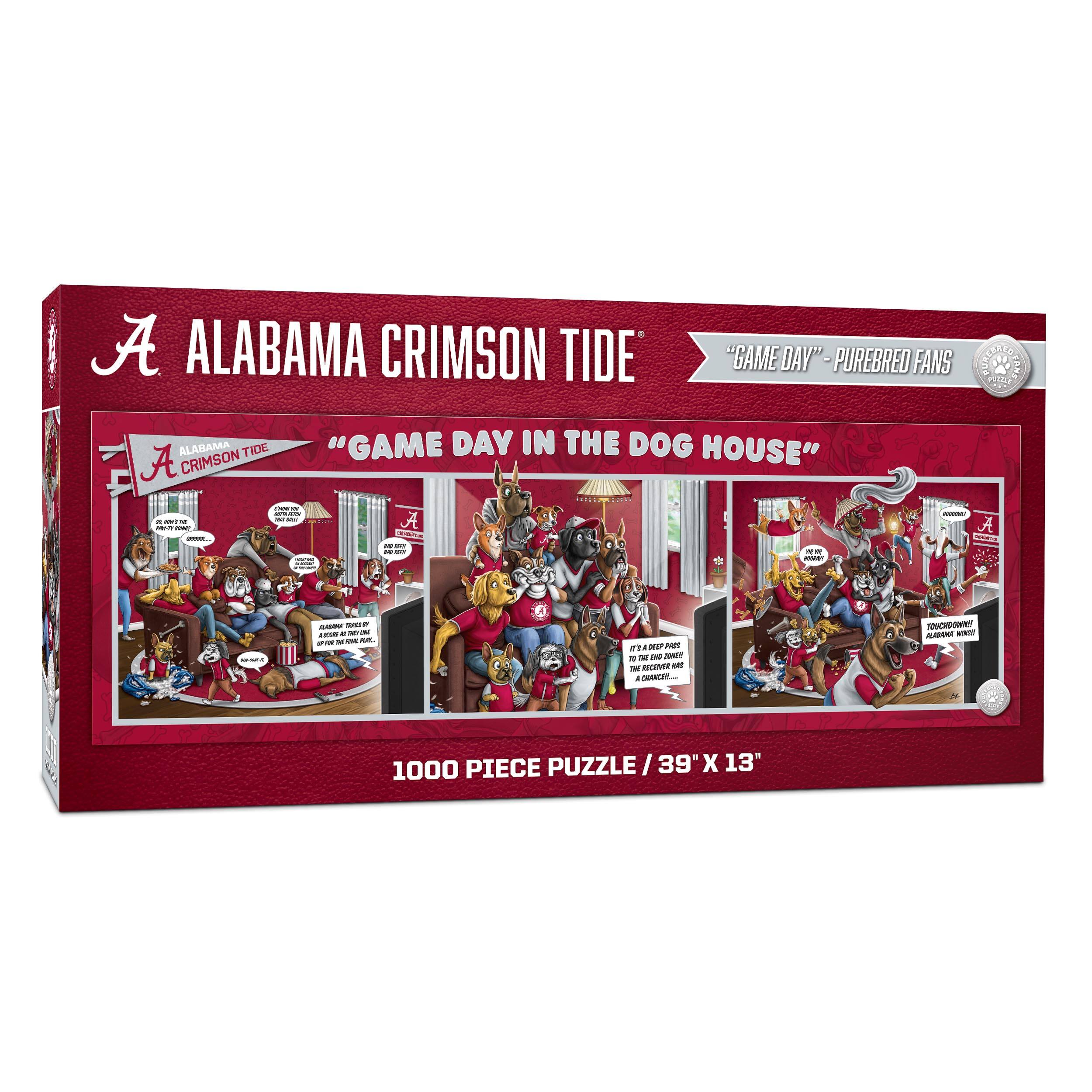 College Game Day in the Dog House 1,000 Piece Puzzle