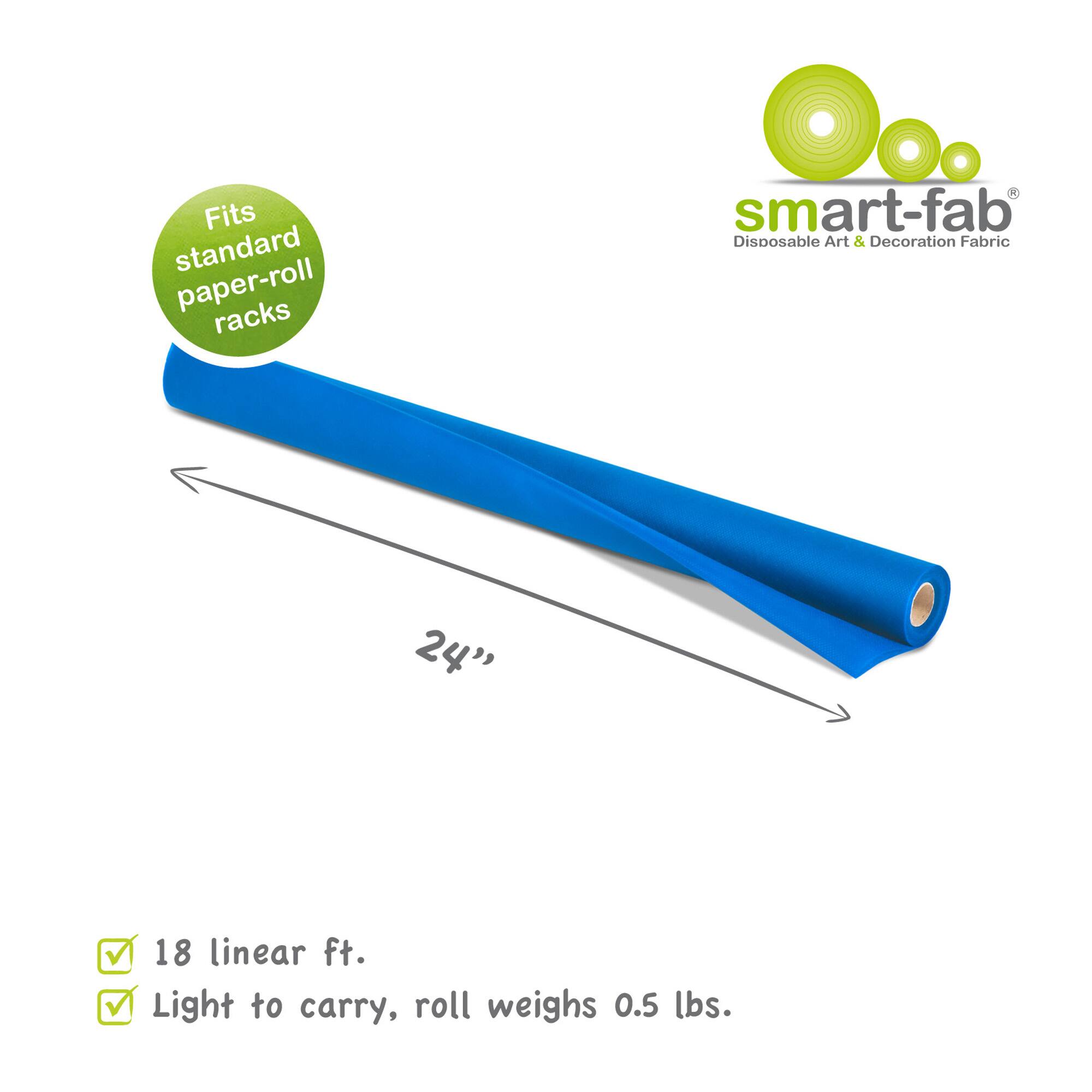 Smart-Fab® 24" x 18" Art & Decoration Fabric Roll, 3ct.