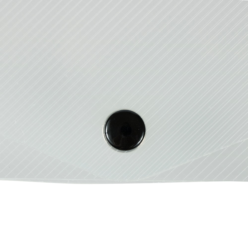 JAM Paper Clear Plastic Portfolio with Snap Closure 10" x 12.5"