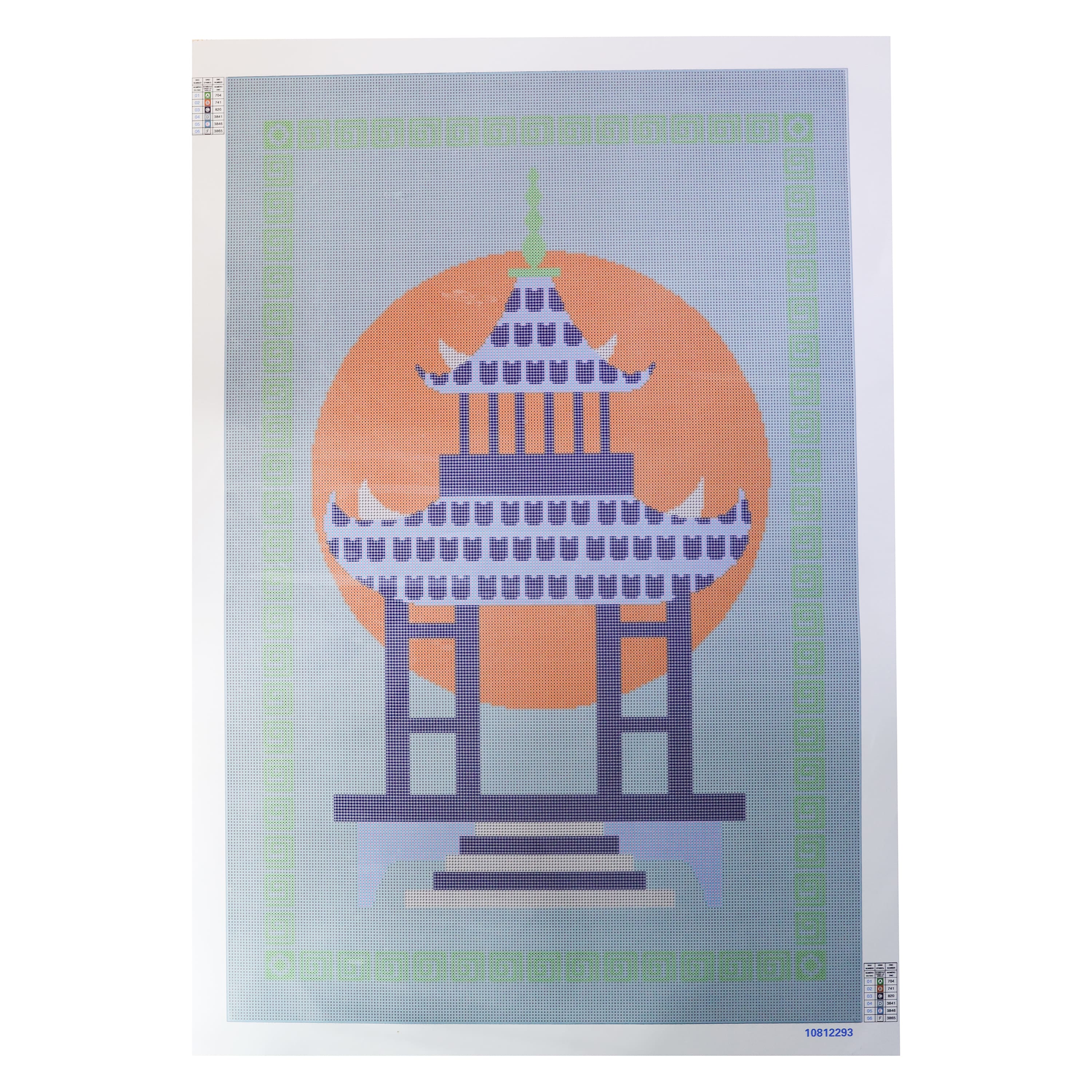 Jonathan Adler x Michaels 24" x 36" Pagoda Diamond Art Kit
