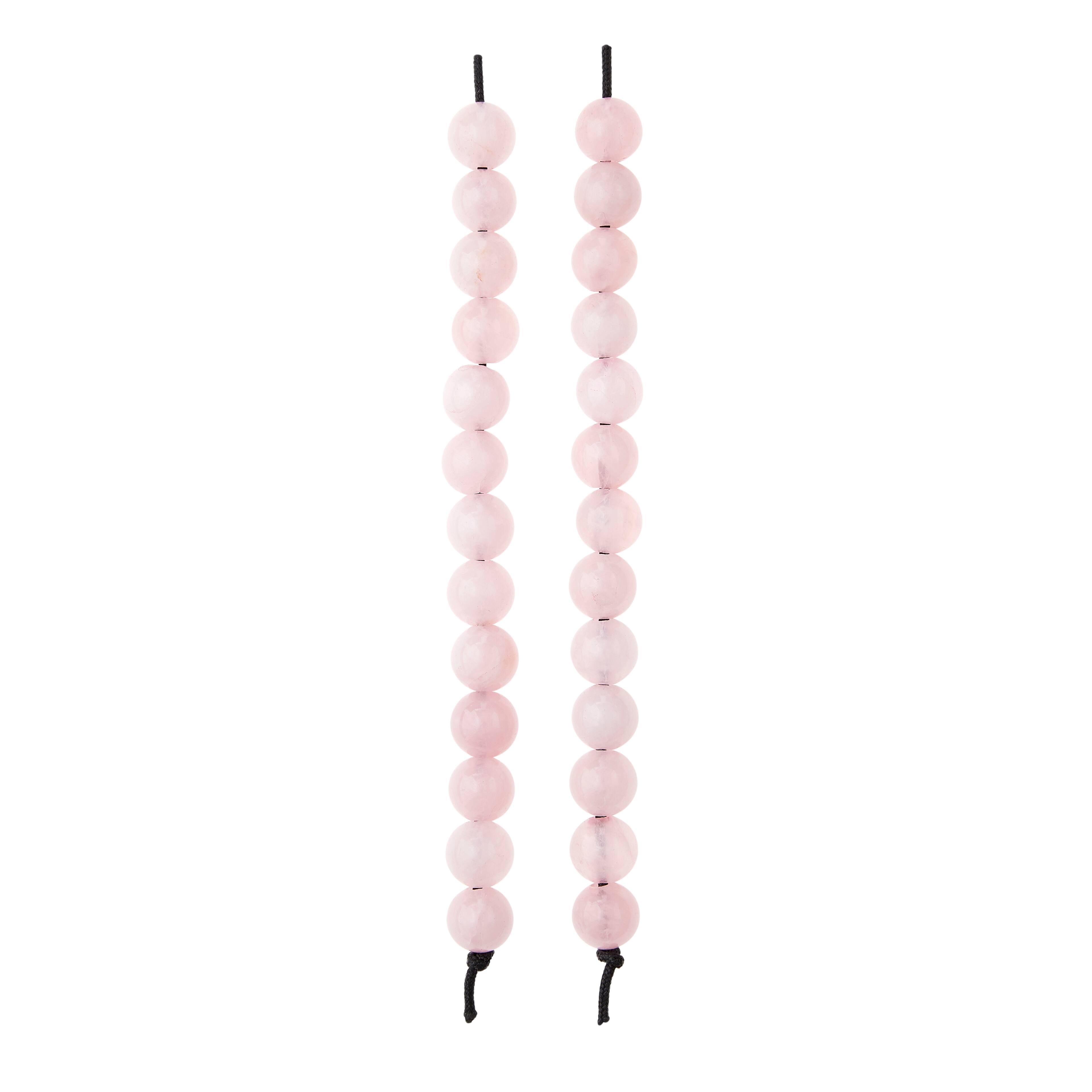Pack: Rose Quartz Round Beads