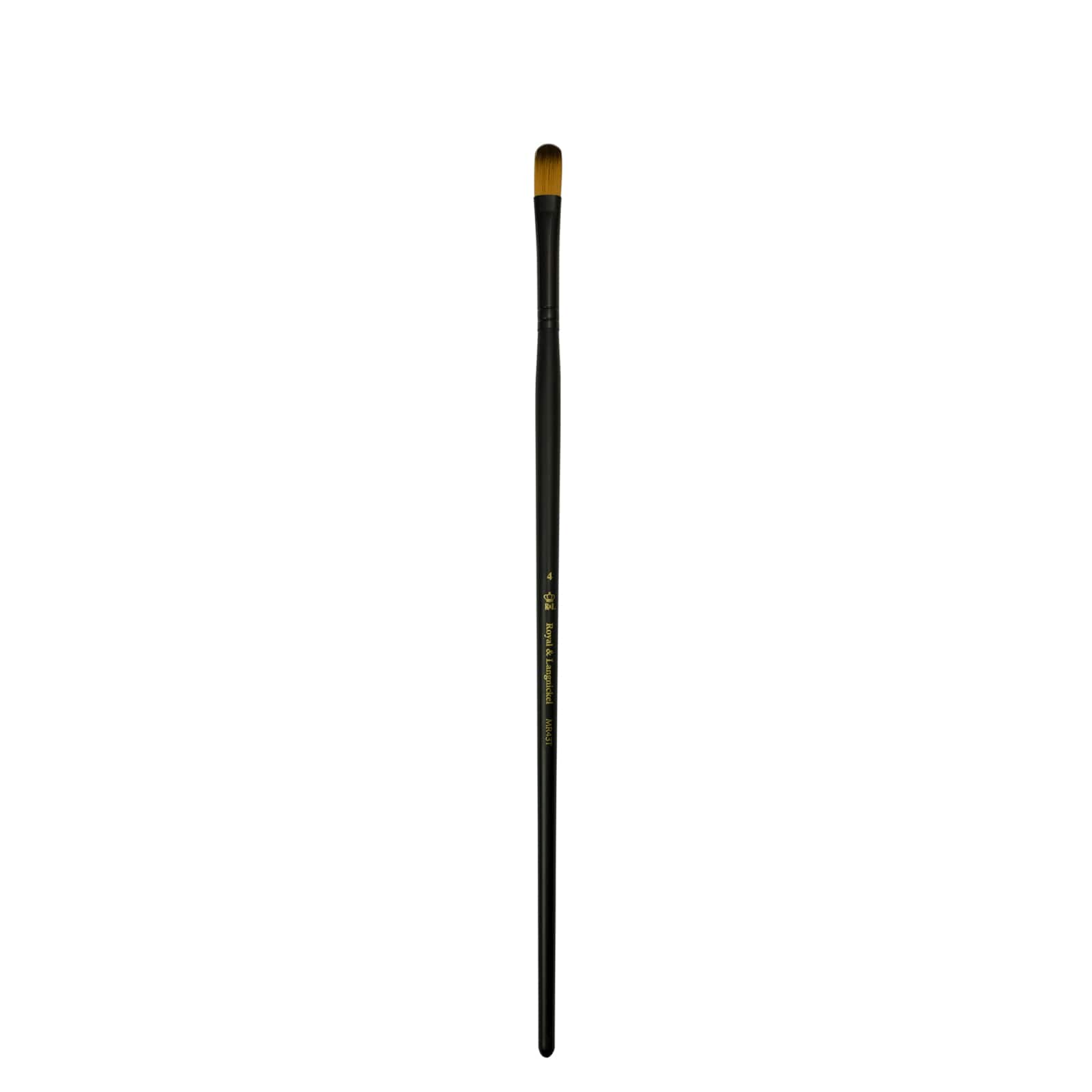12 Pack: Royal & Langnickel® Essentials™ Long Handle Filbert Brush