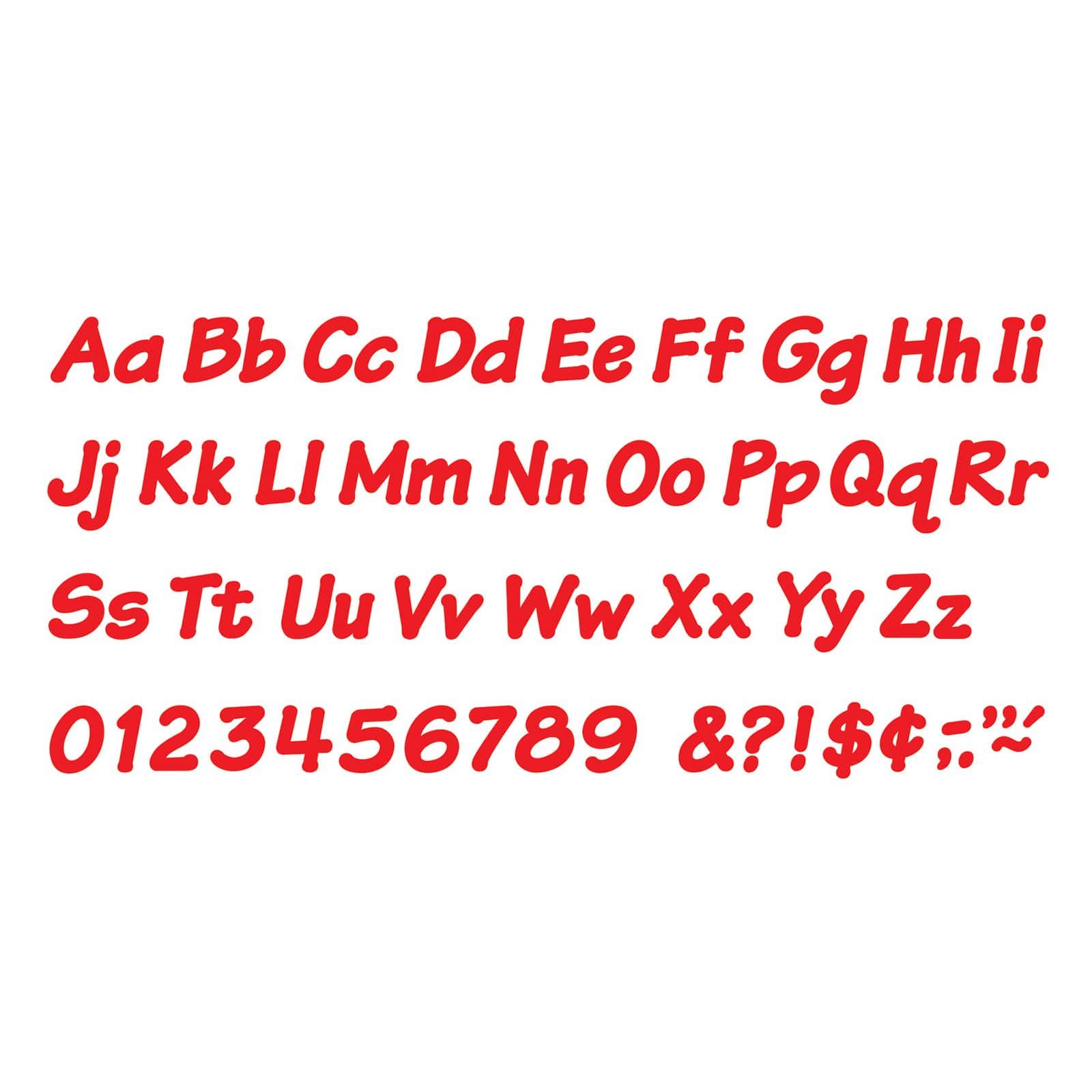 TREND Enterprises® 4" Italic Combo Ready Letters®, 193 Per Pack