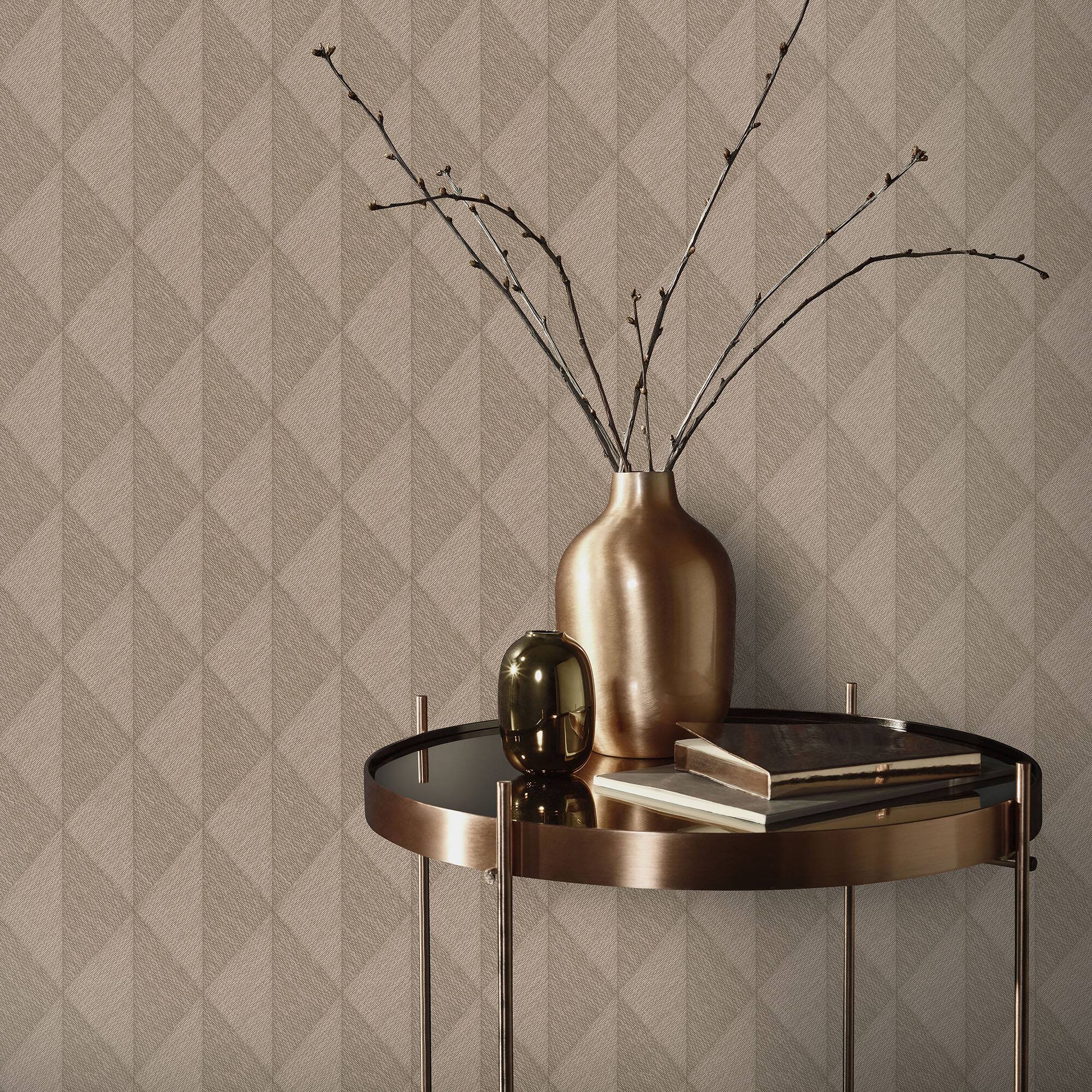 Designs Direct Woven Diamond Whisper Wallpaper