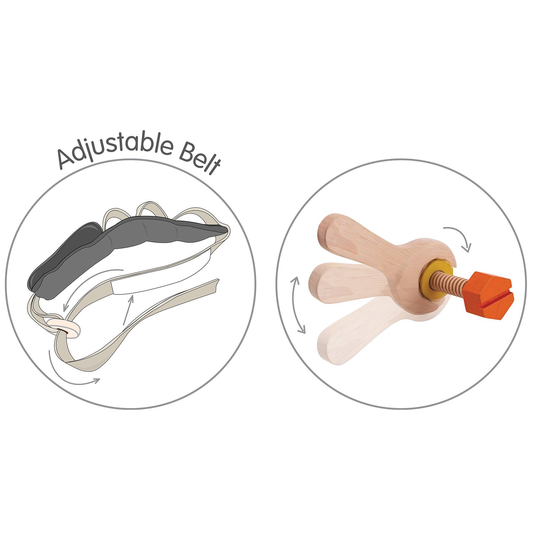 PlanToys Pretend Play Tool Belt & Wooden Tool Set