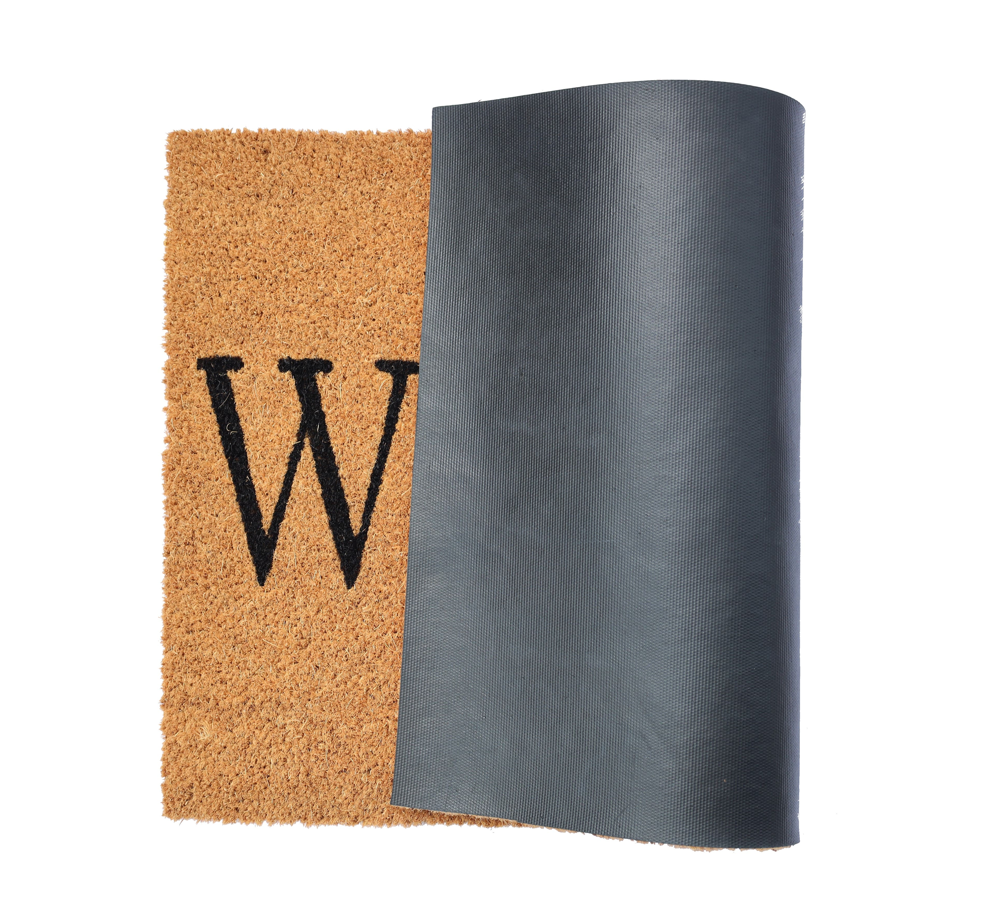 28.75" Brown Welcome Maple Leaf Doormat by Celebrate It™