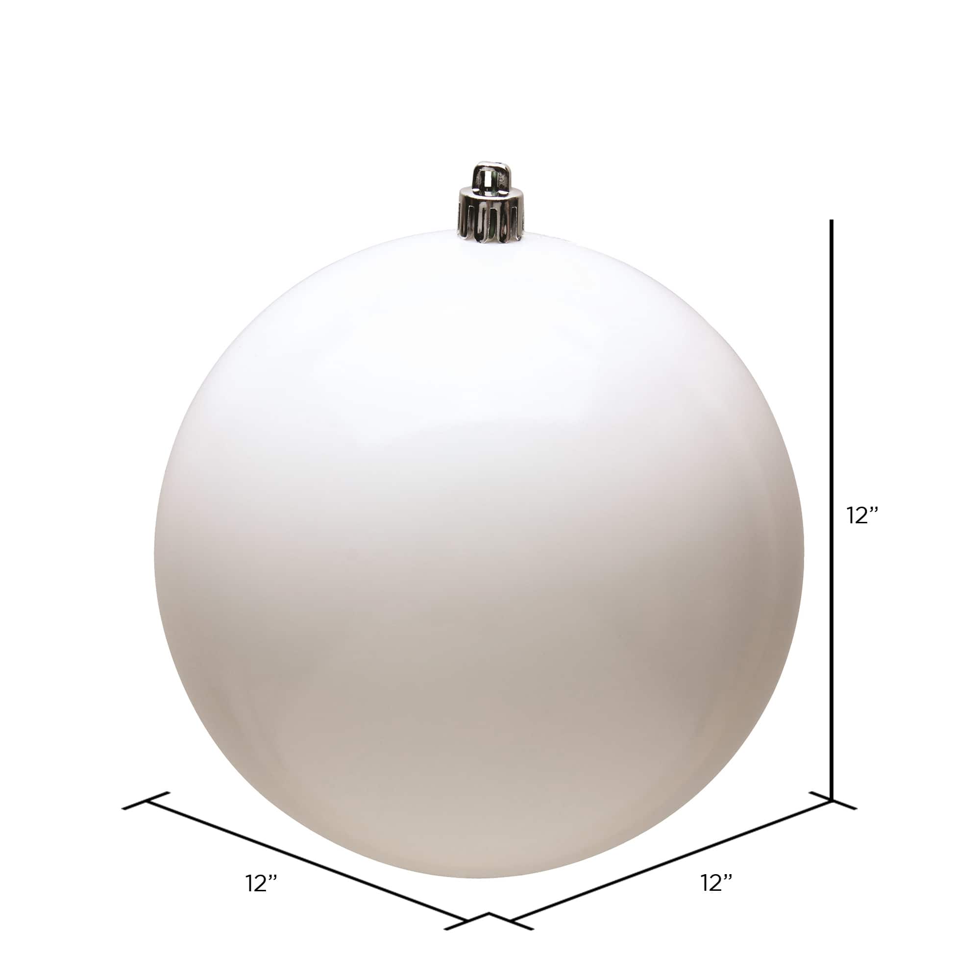 Vickerman 12" Shiny Ball Ornament