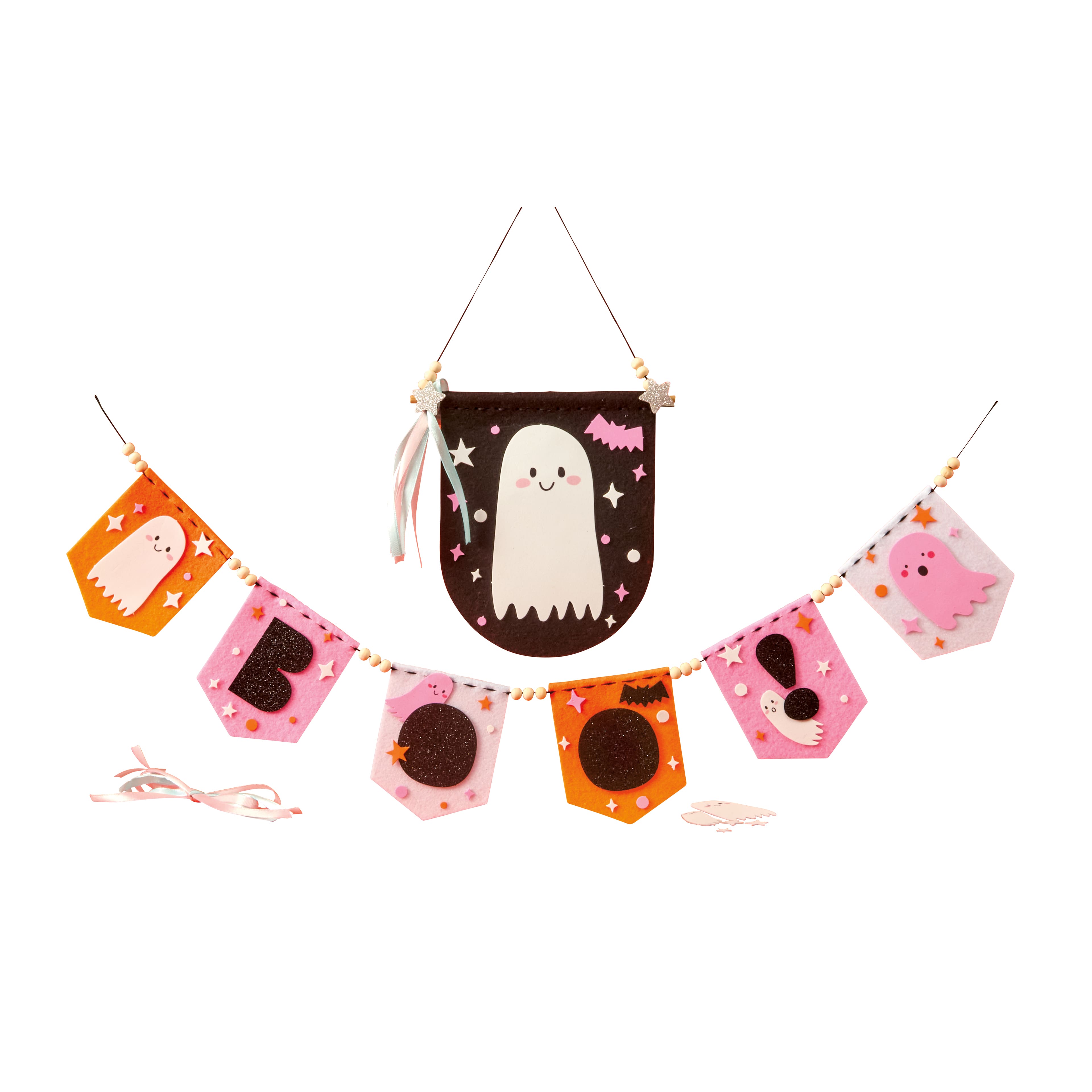Halloween Ghost Felt Banner Craft Kit by Creatology™