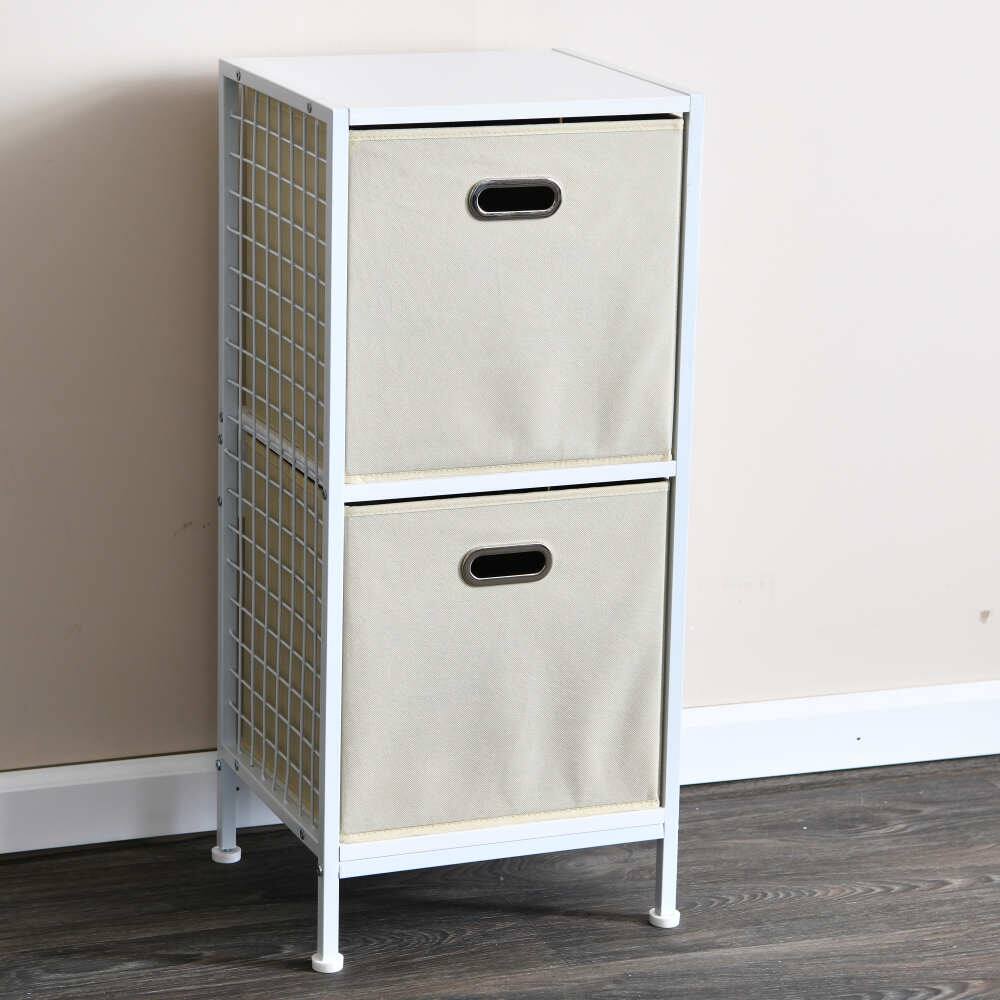 2 Pack Household Essentials 13" Fabric Storage Bins