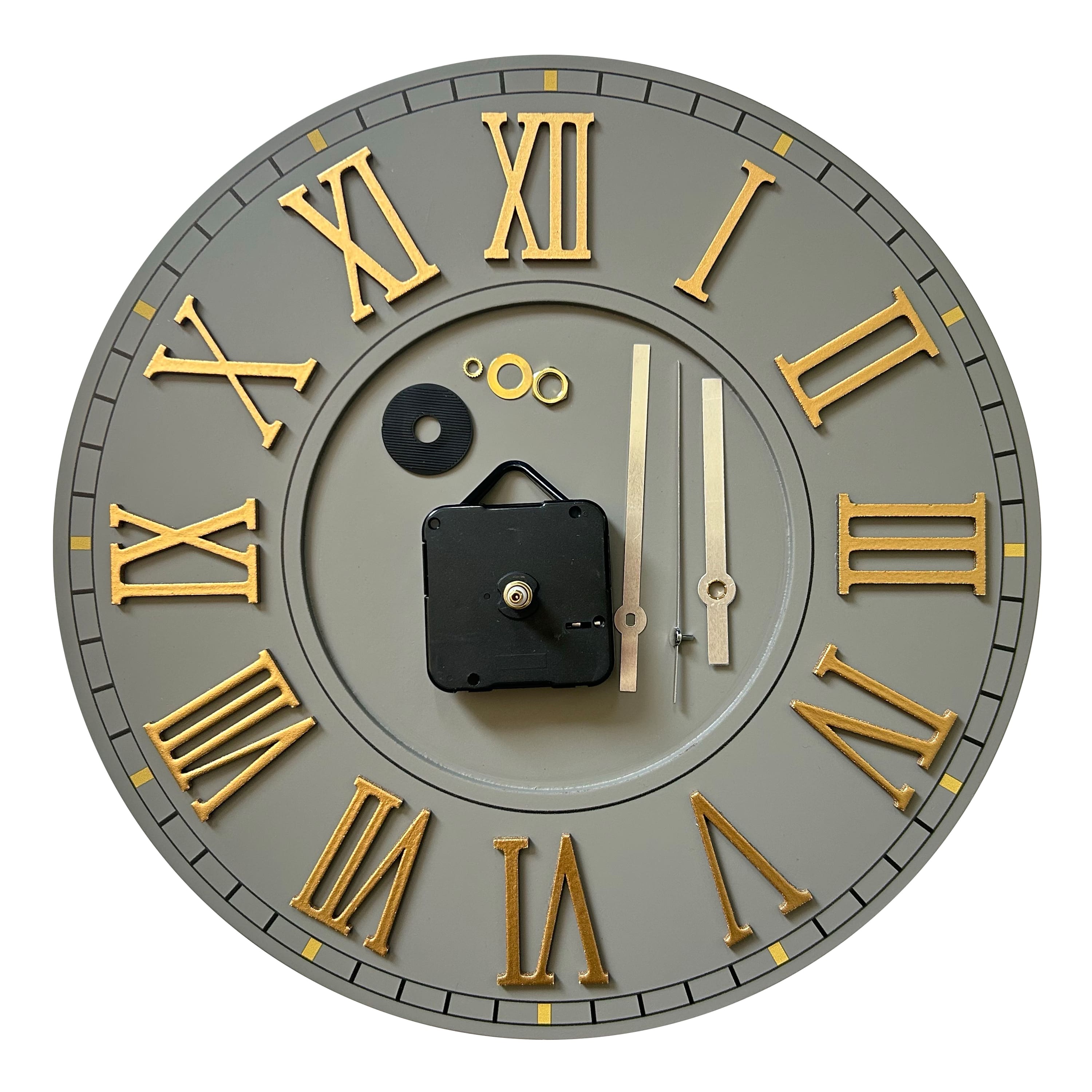 1/4" Quartz Clock Movement Kit with Silver Mini Hands by Make Market®