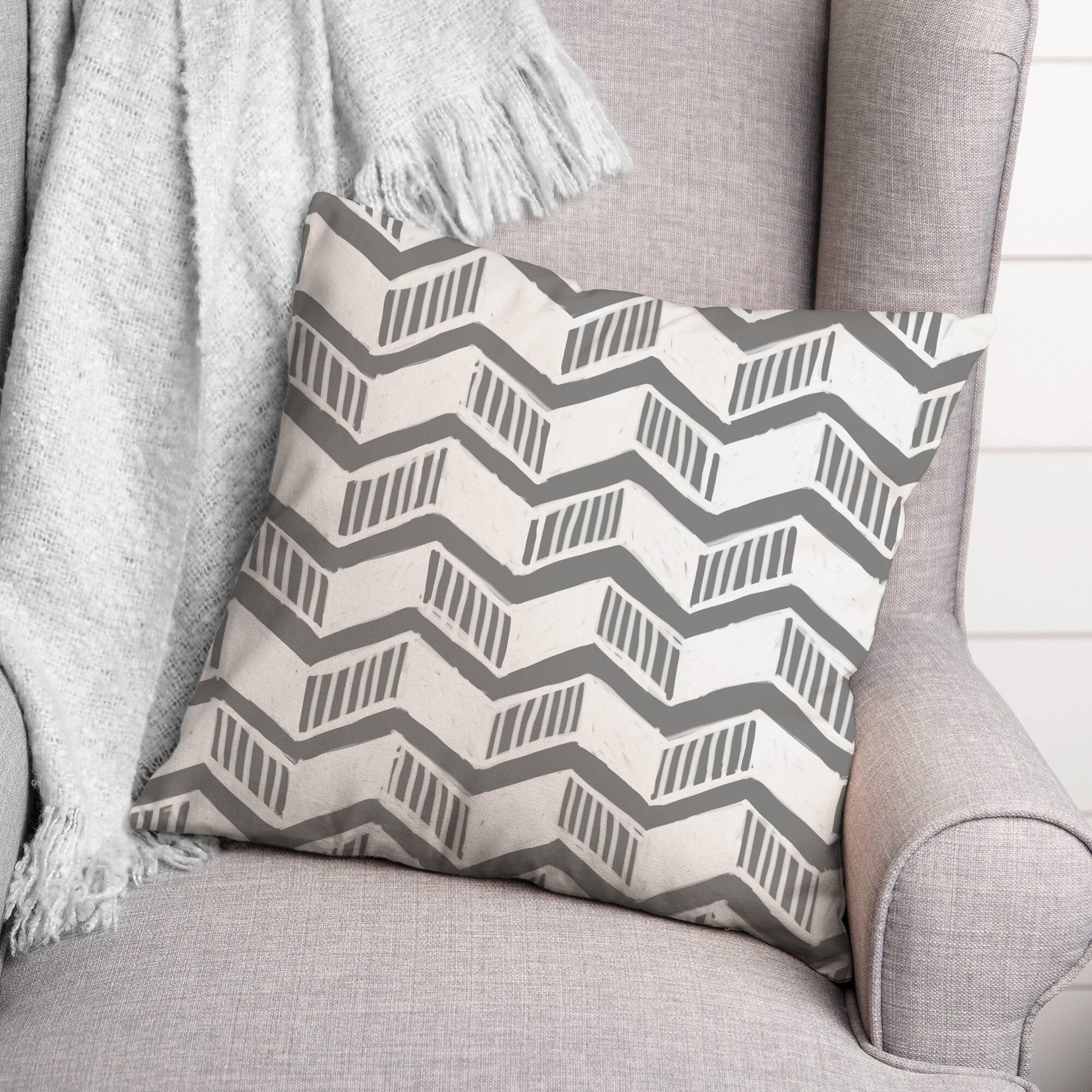 Chevron Indoor/Outdoor Pillow