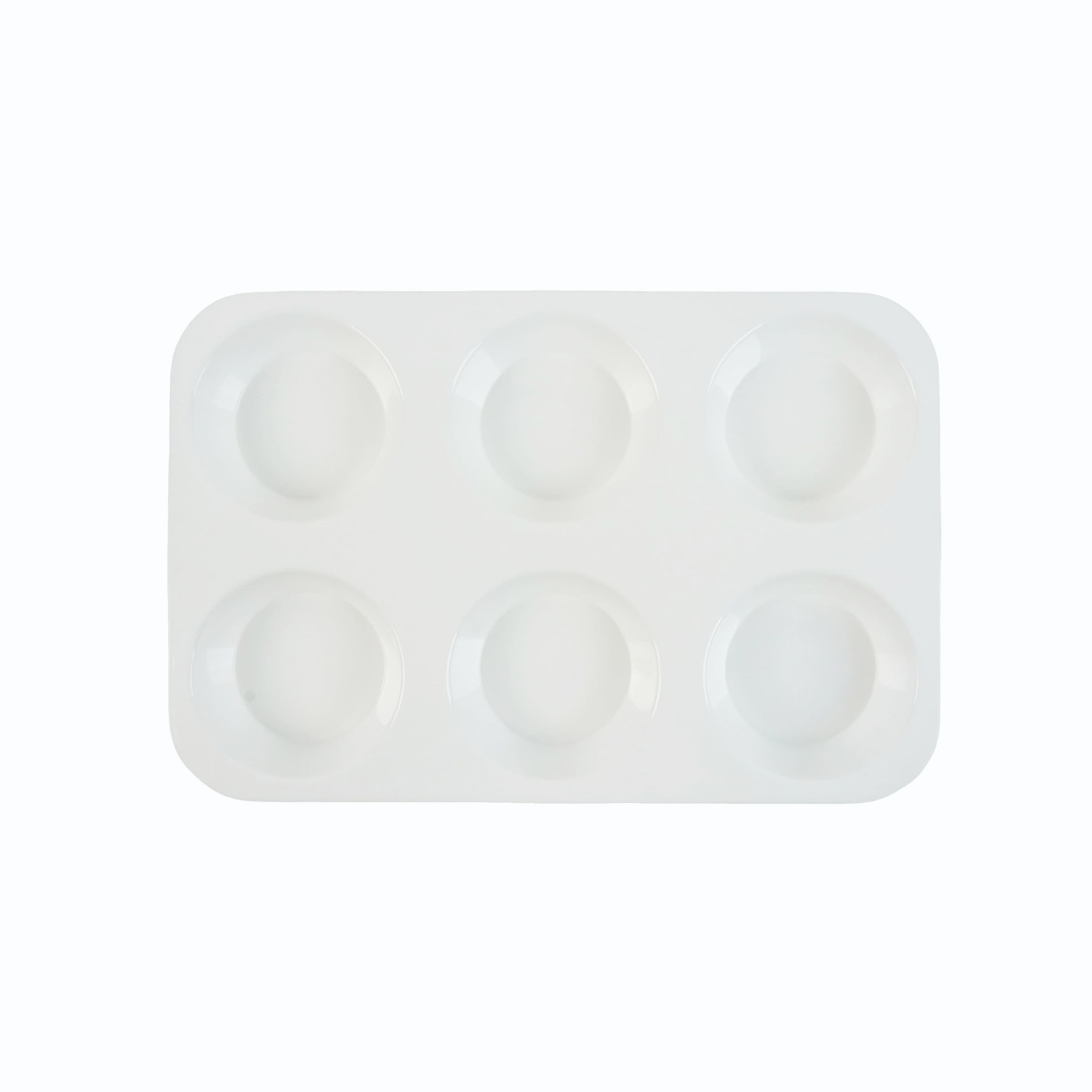 12 Pack: Deep 6-Well Plastic Palette by Artist's Loft®