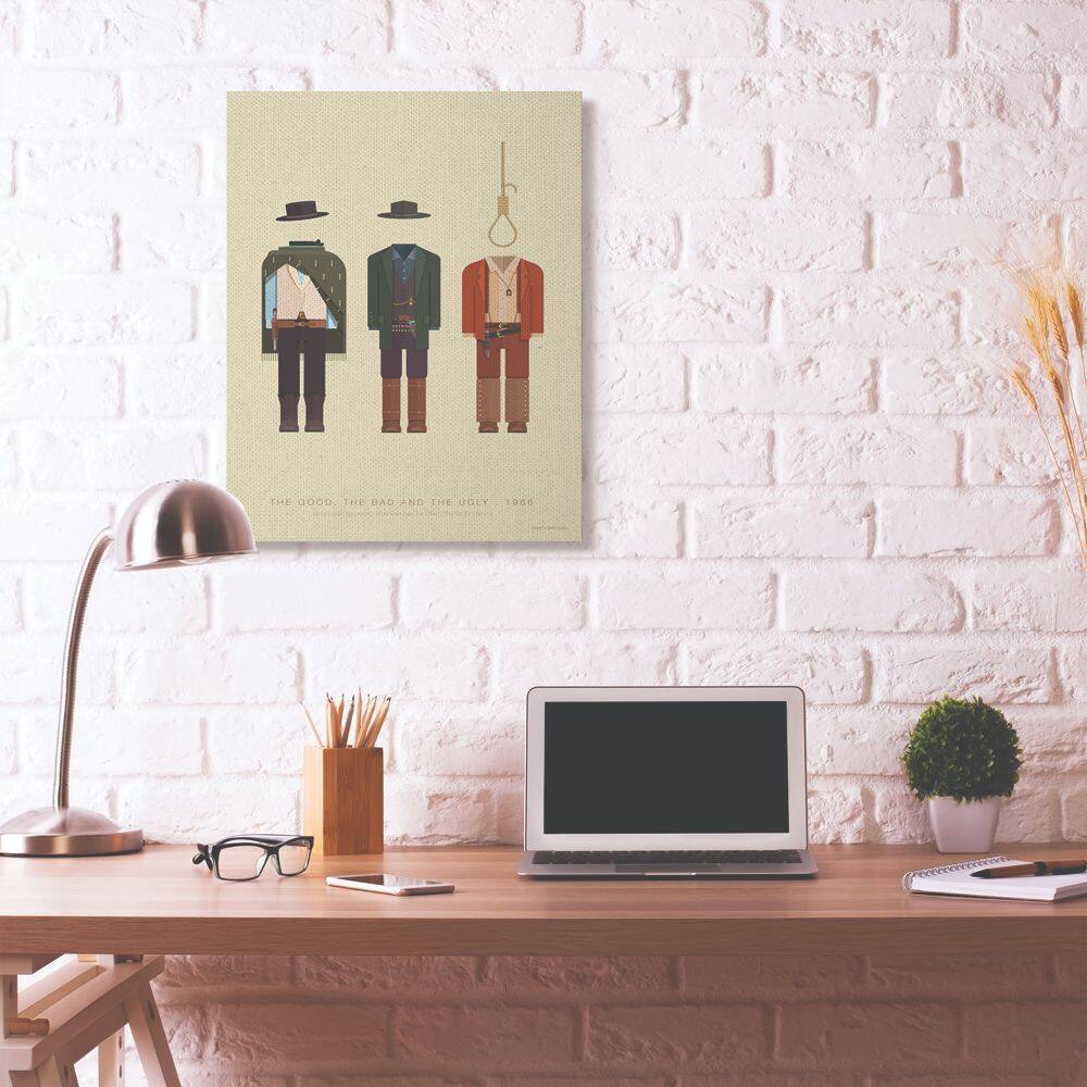 Stupell Industries The Good, Bad & Ugly Canvas Wall Art
