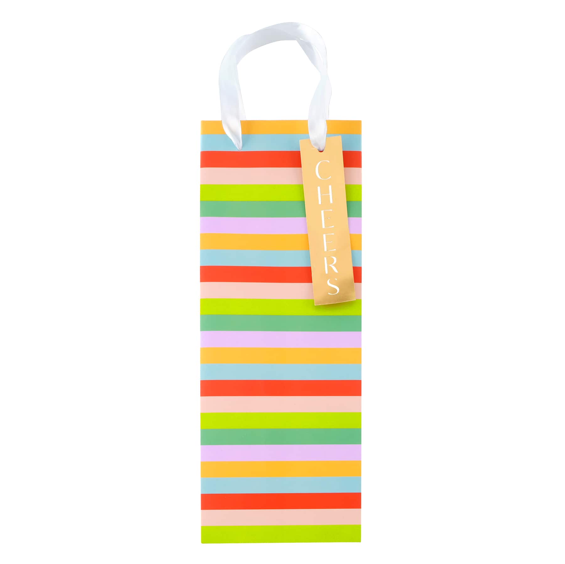 13" Striped Wine Bag by Celebrate It™