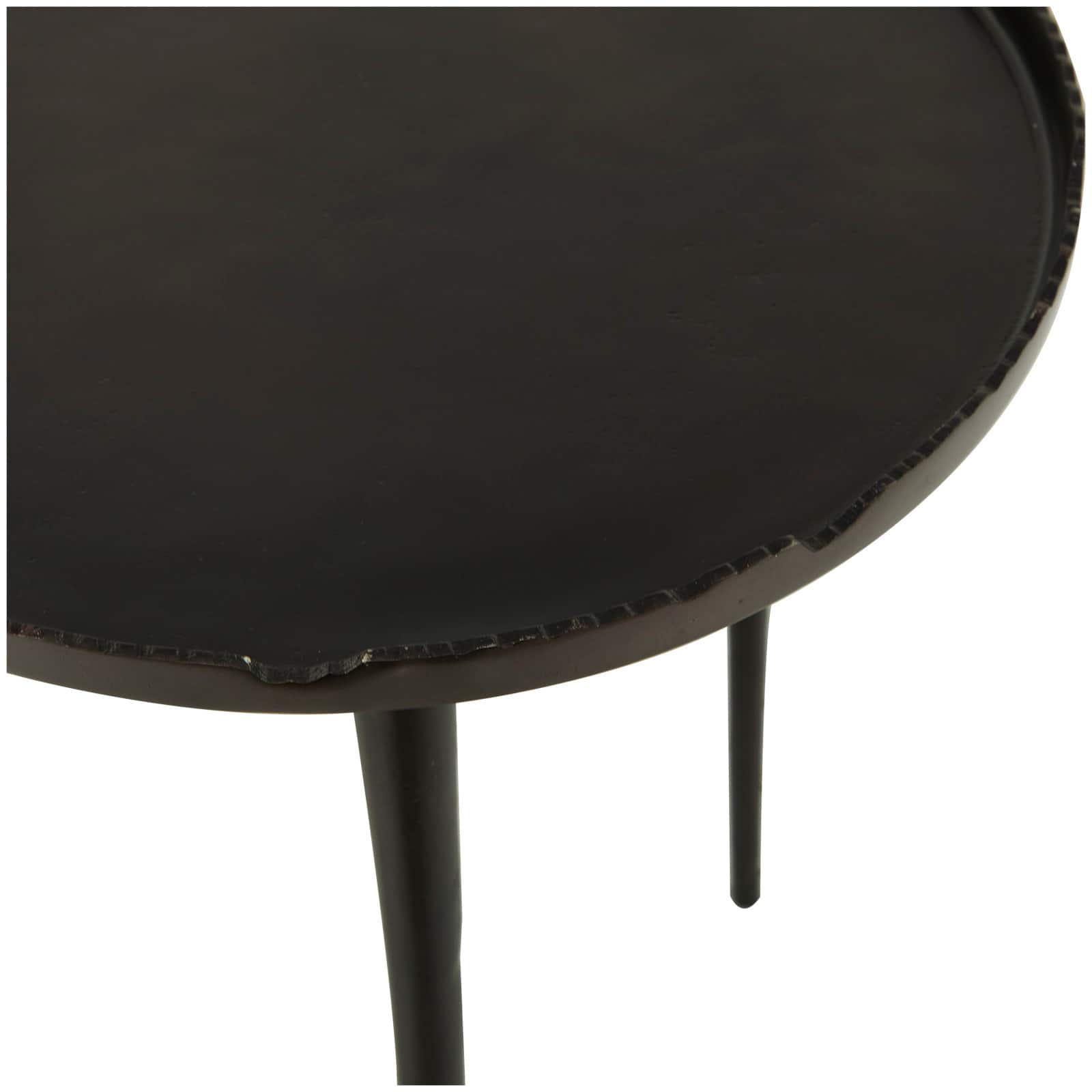 21" Aluminum Accent Table with Tray Top