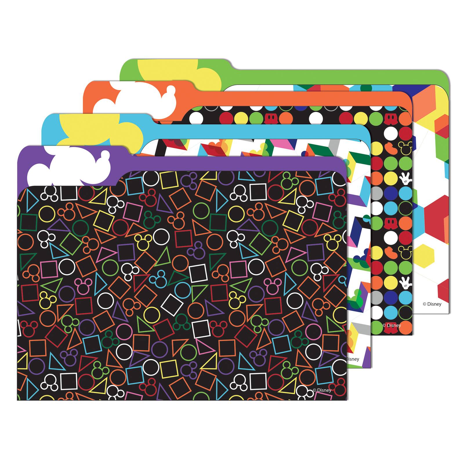 Eureka® Geo Mickey® File Folders, 6 Packs of 4