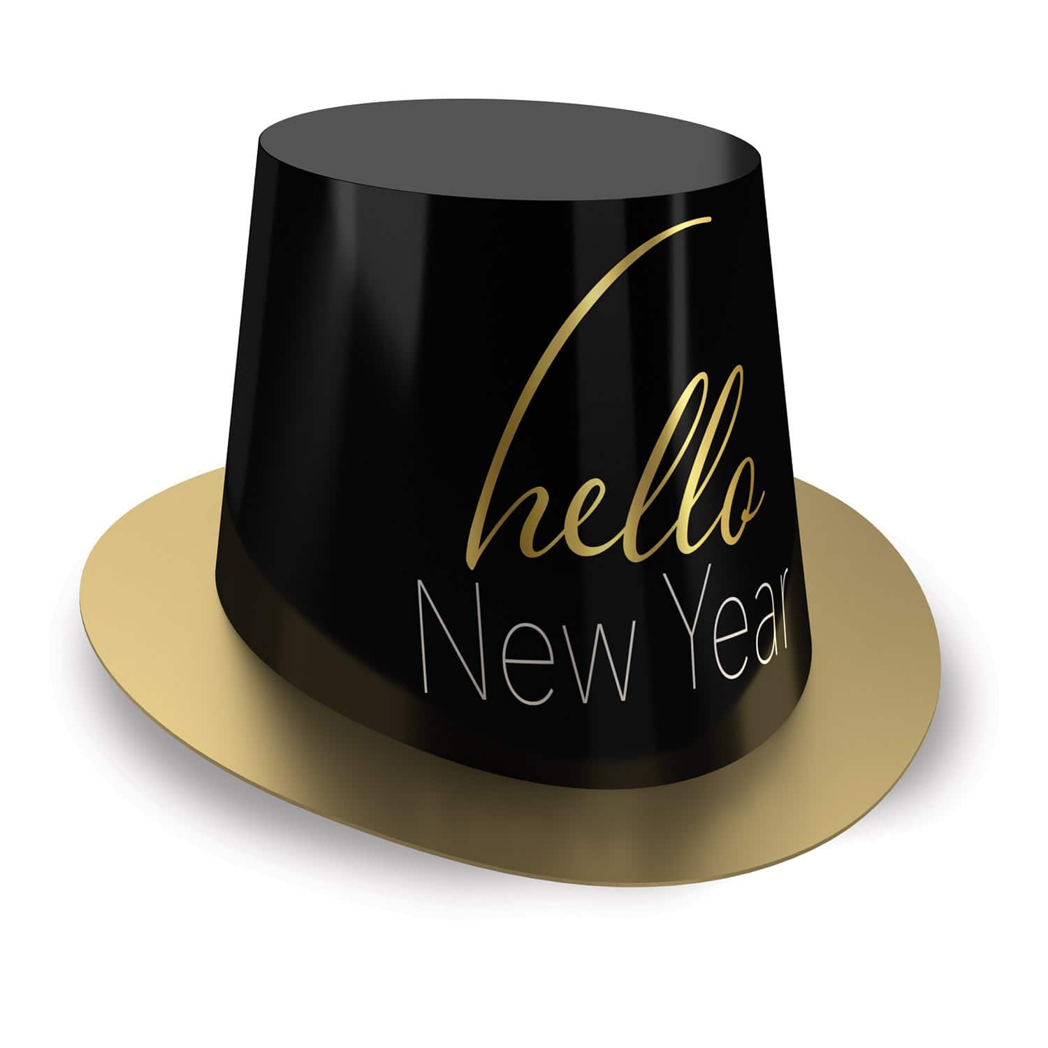 Beistle Adult Hello New Year Hi-Hat, 25ct.
