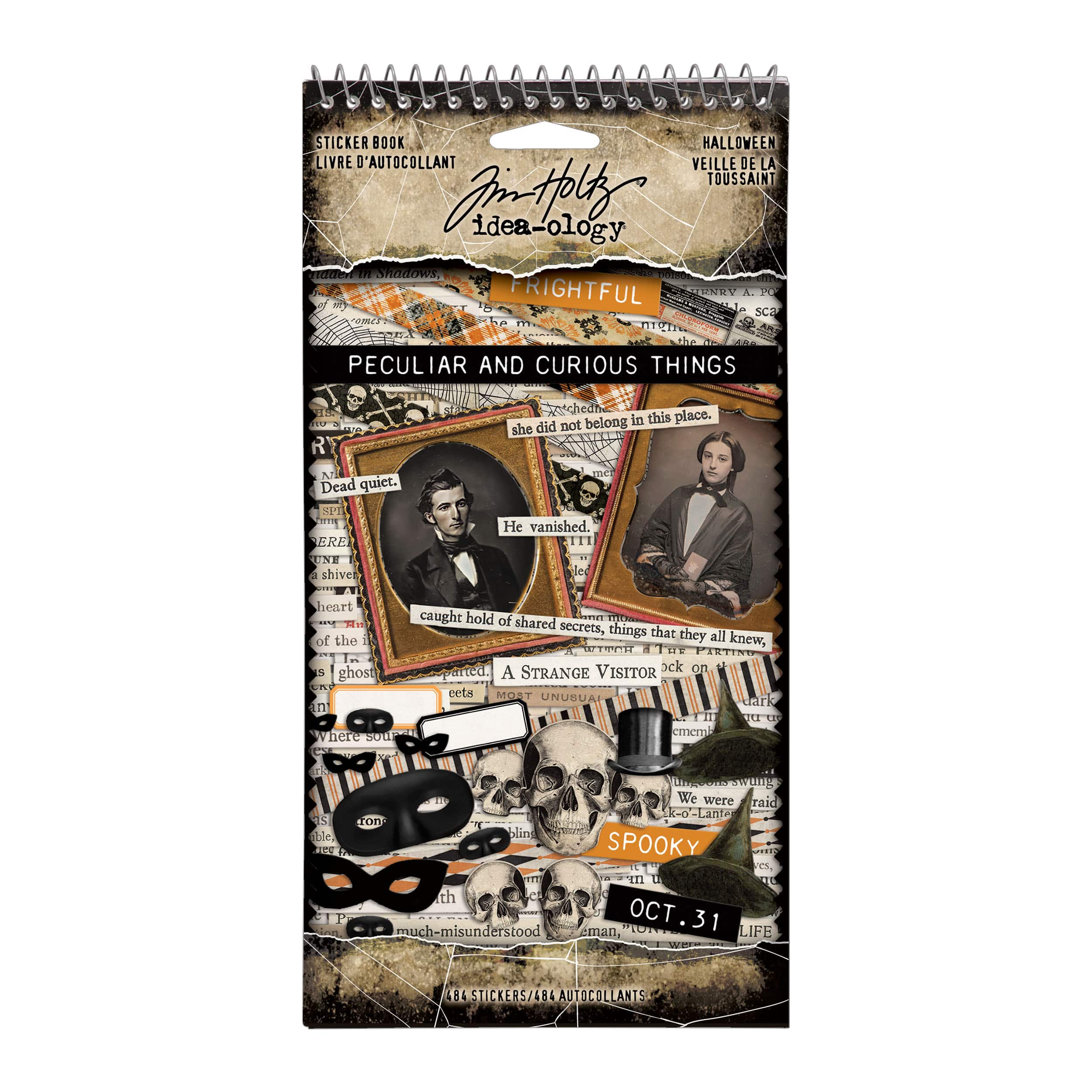Tim Holtz® Idea-Ology Peculiar & Curious Things Sticker Book