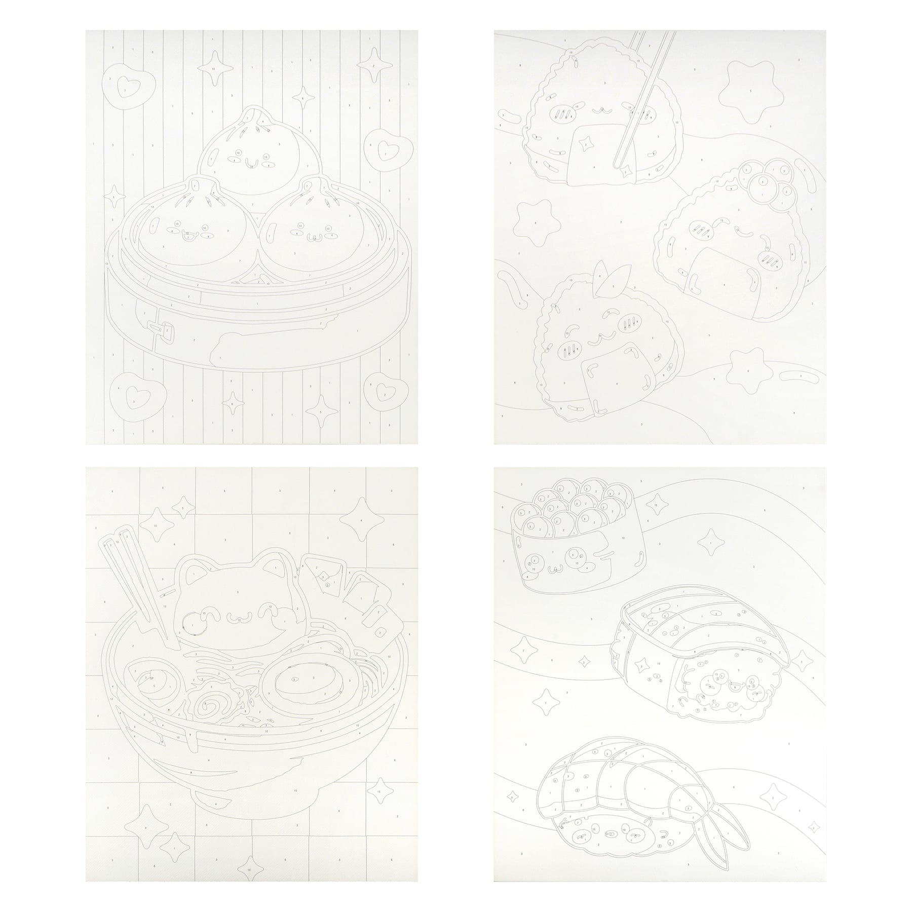 Jolly Jelly Savory Paint Marker-by-Number Kit by Artist's Loft®