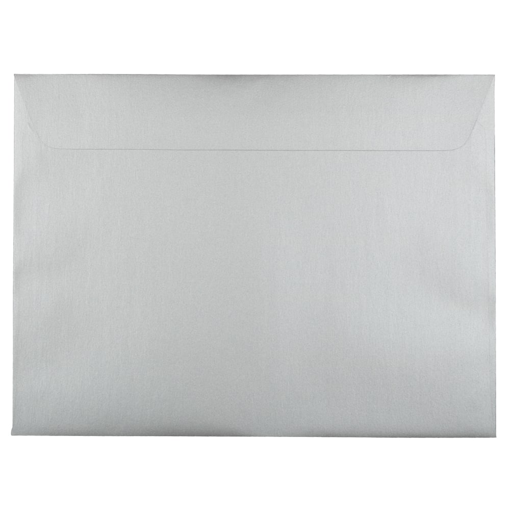 JAM Paper Silver Stardream 9" x 12" Open End Envelopes