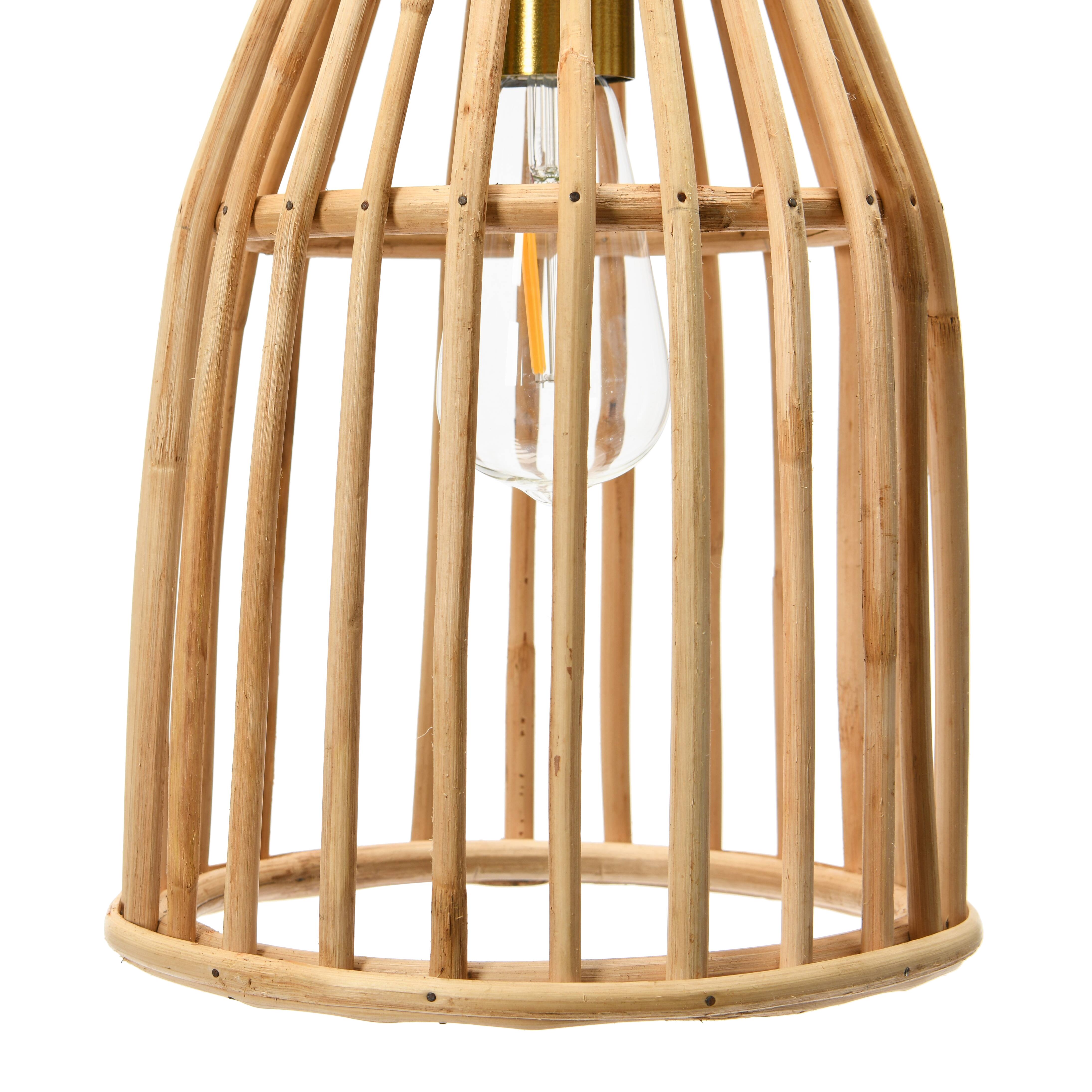 Hello Honey® Woven Bamboo Ceiling Light