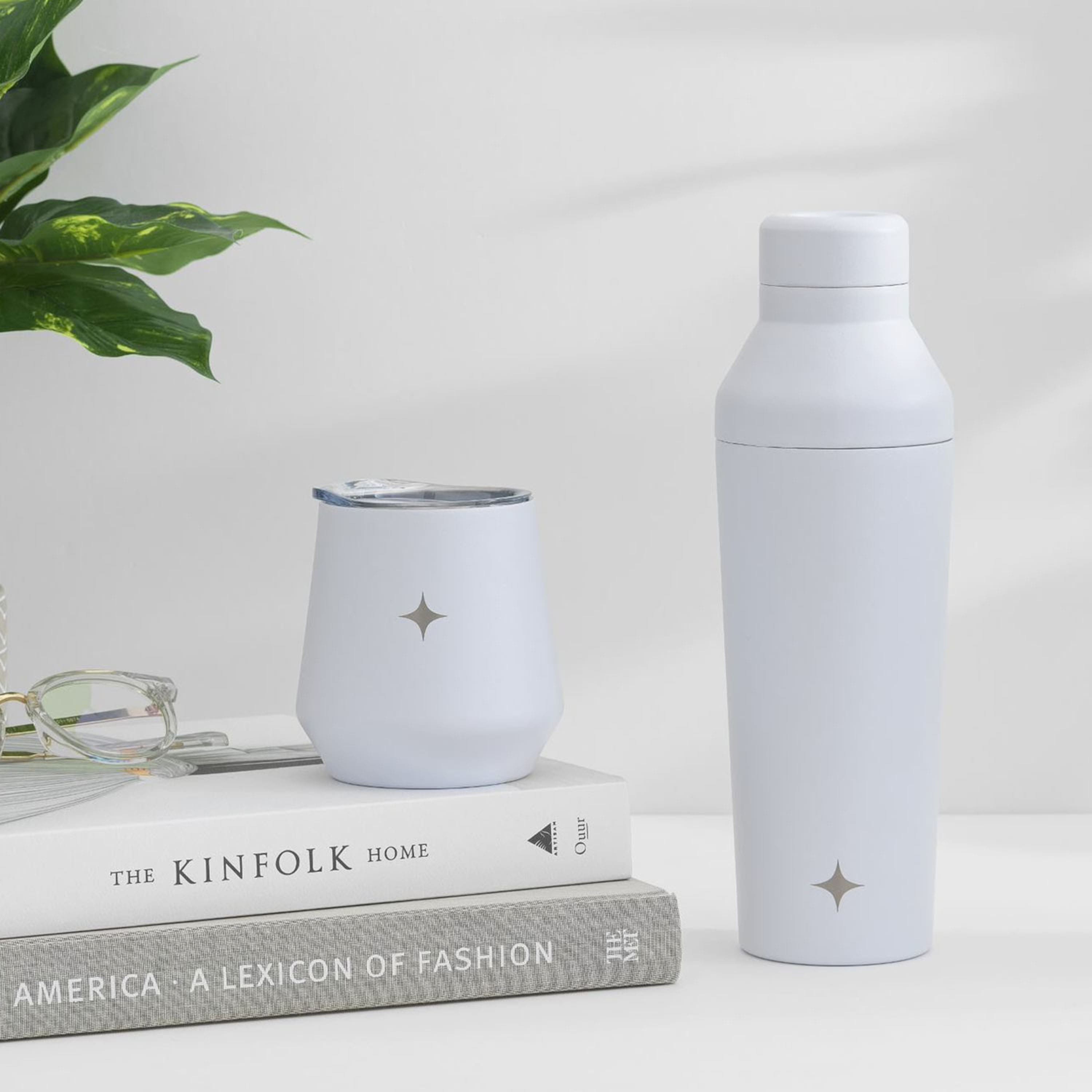 JoyJolt® 12oz. Vacuum Insulated Stemless Wine Tumbler with Lid