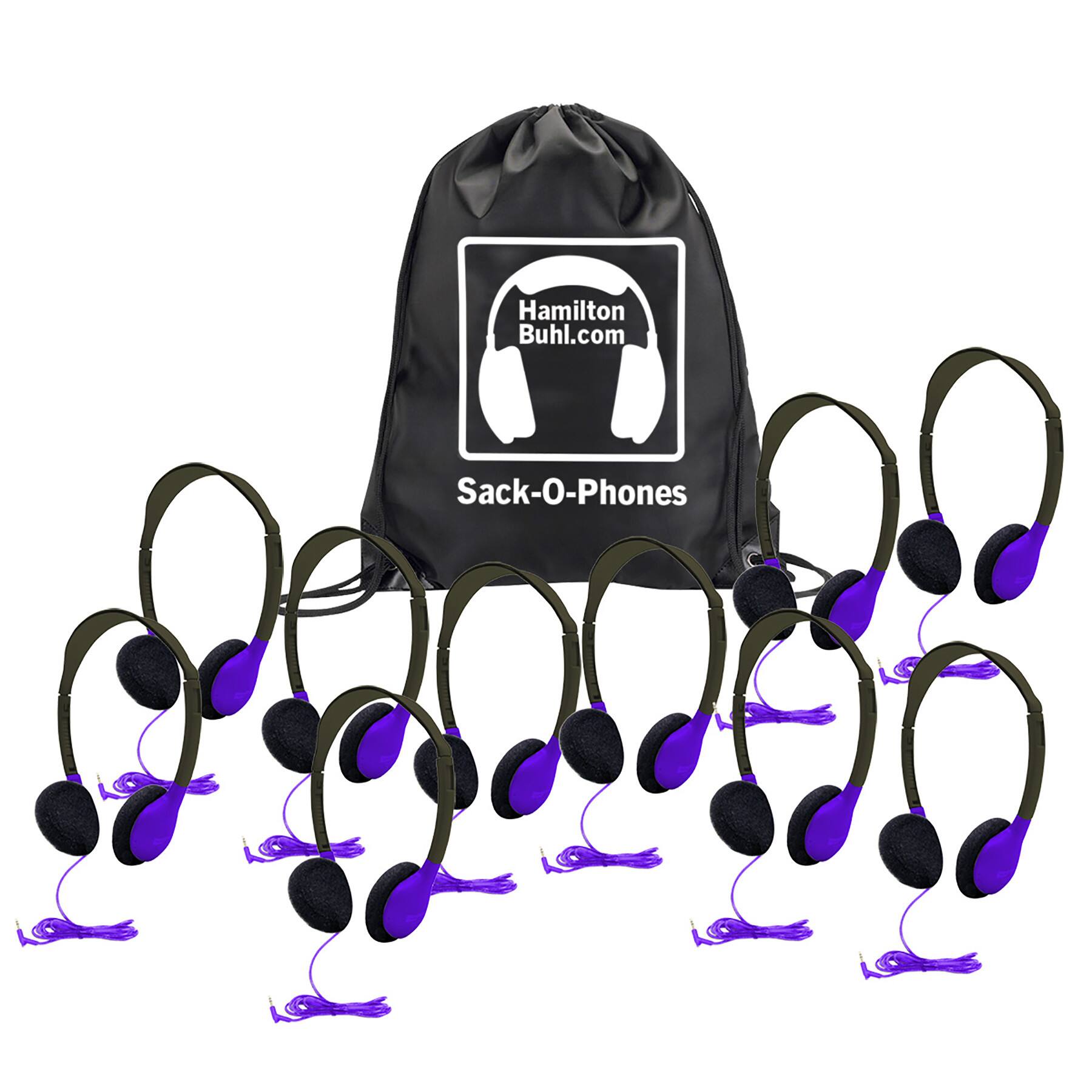HamiltonBuhl® Purple Sack-O-Phones, 10ct.