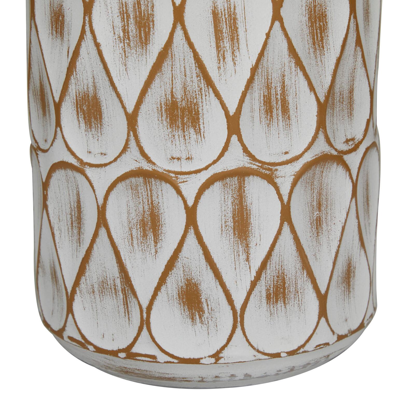 Brown Traditional Decorative Jars, Set of 3" 16", 13", 10"