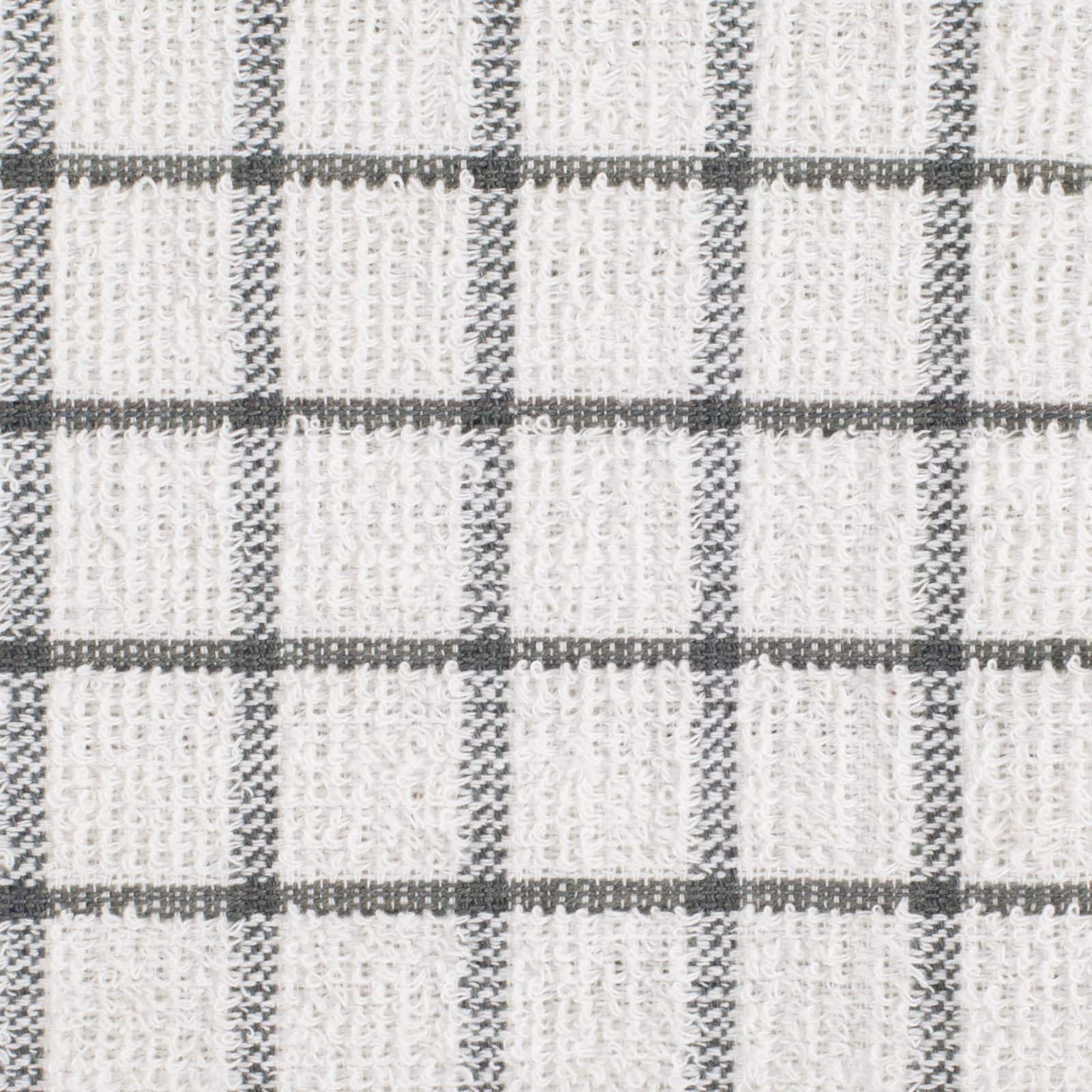 DII® Gray Combo Windowpane Dishcloths, 6ct.