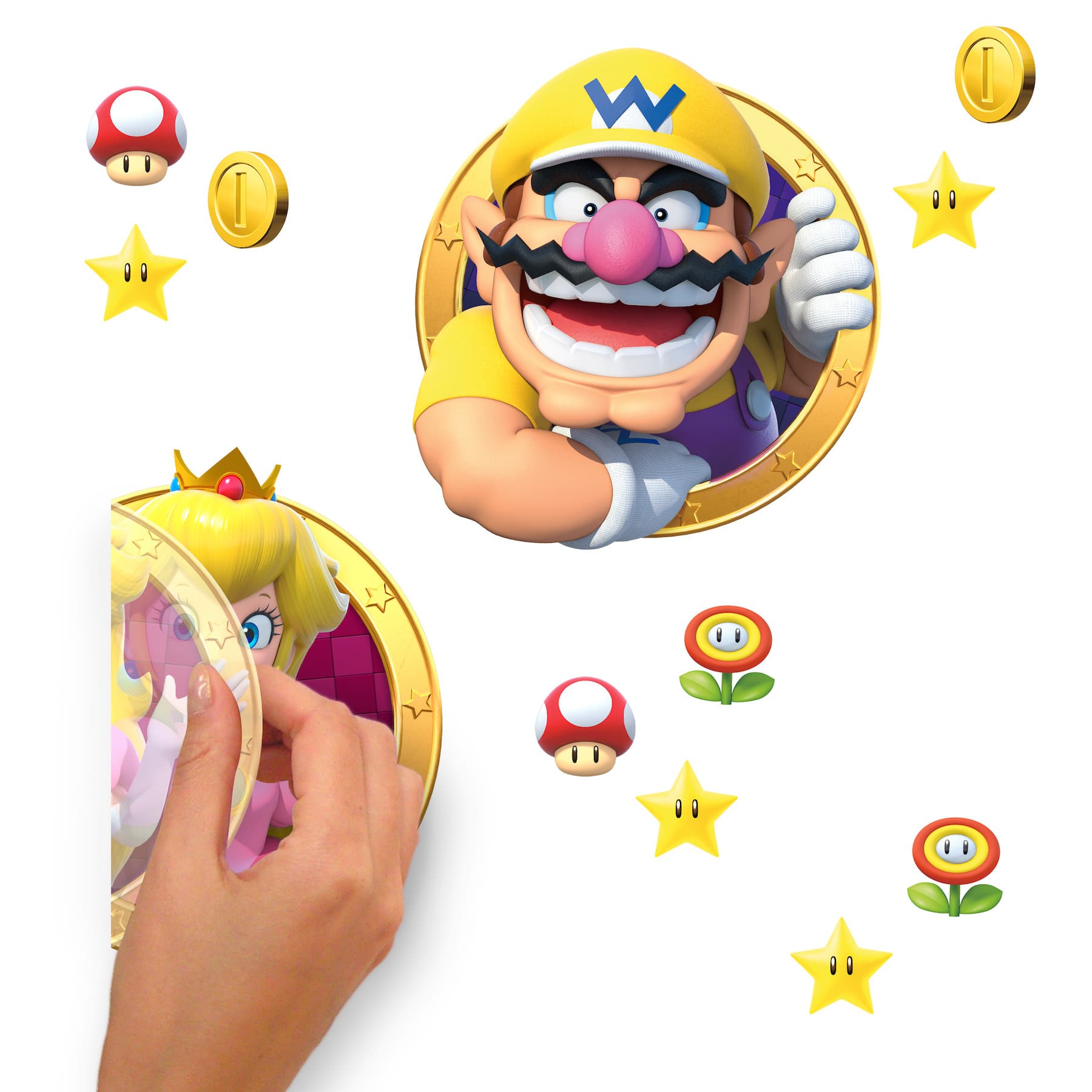 RoomMates Super Mario Character Peel & Stick Wall Decals