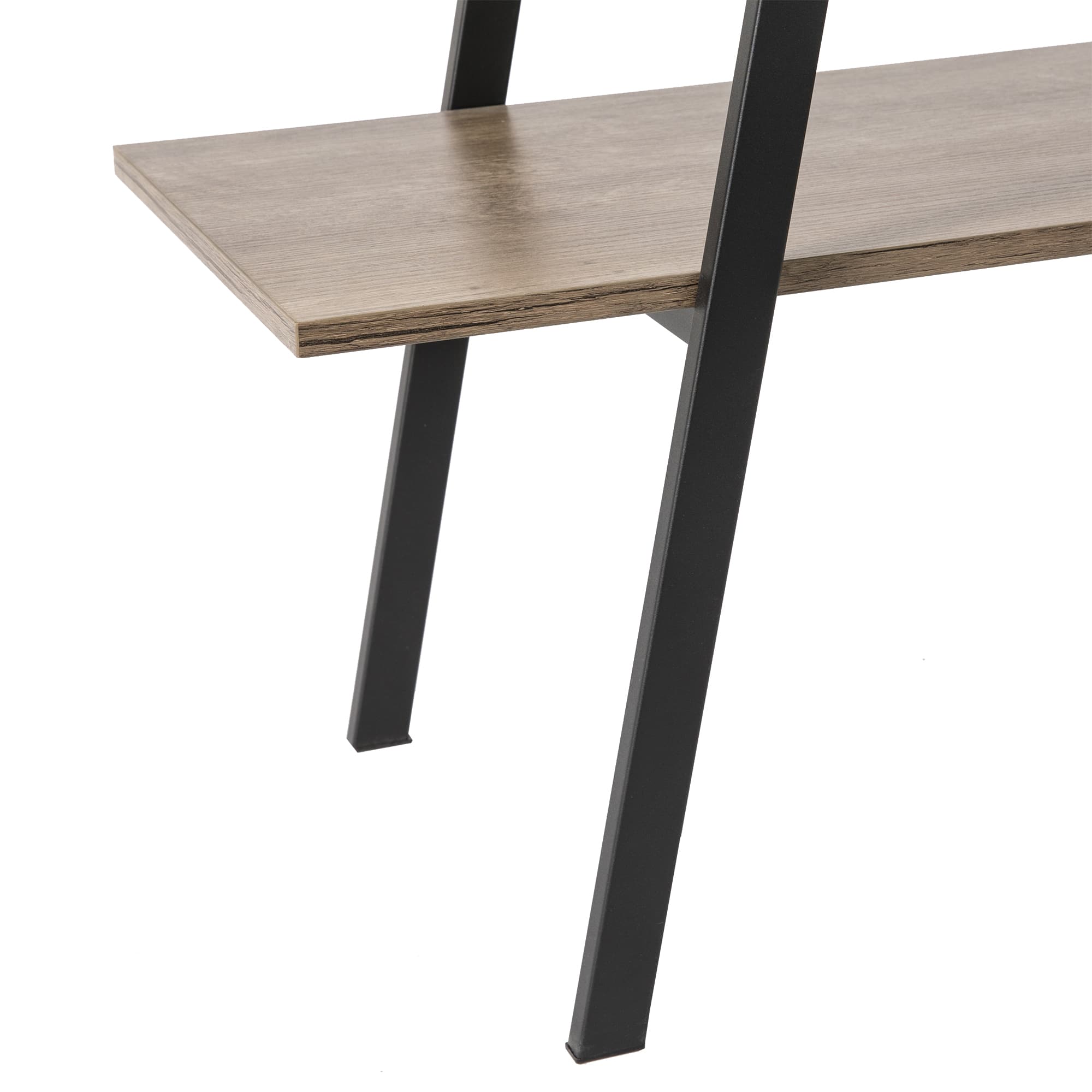 Glitzhome® 5.5ft. Modern Industrial 4-Tier A-Frame Open Ladder Bookshelf