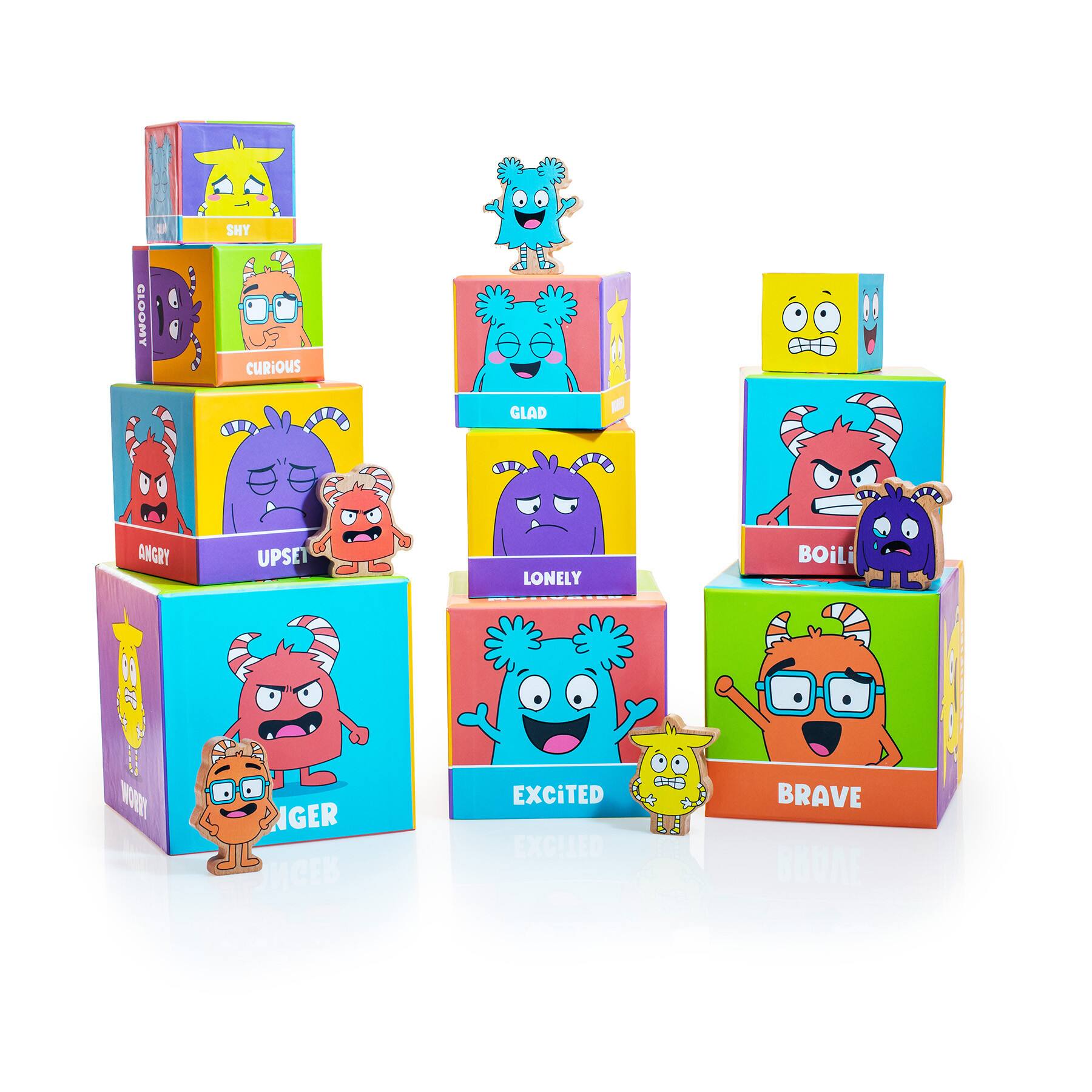 Open the Joy® Tower of Emotions Intelligence Building Game Set