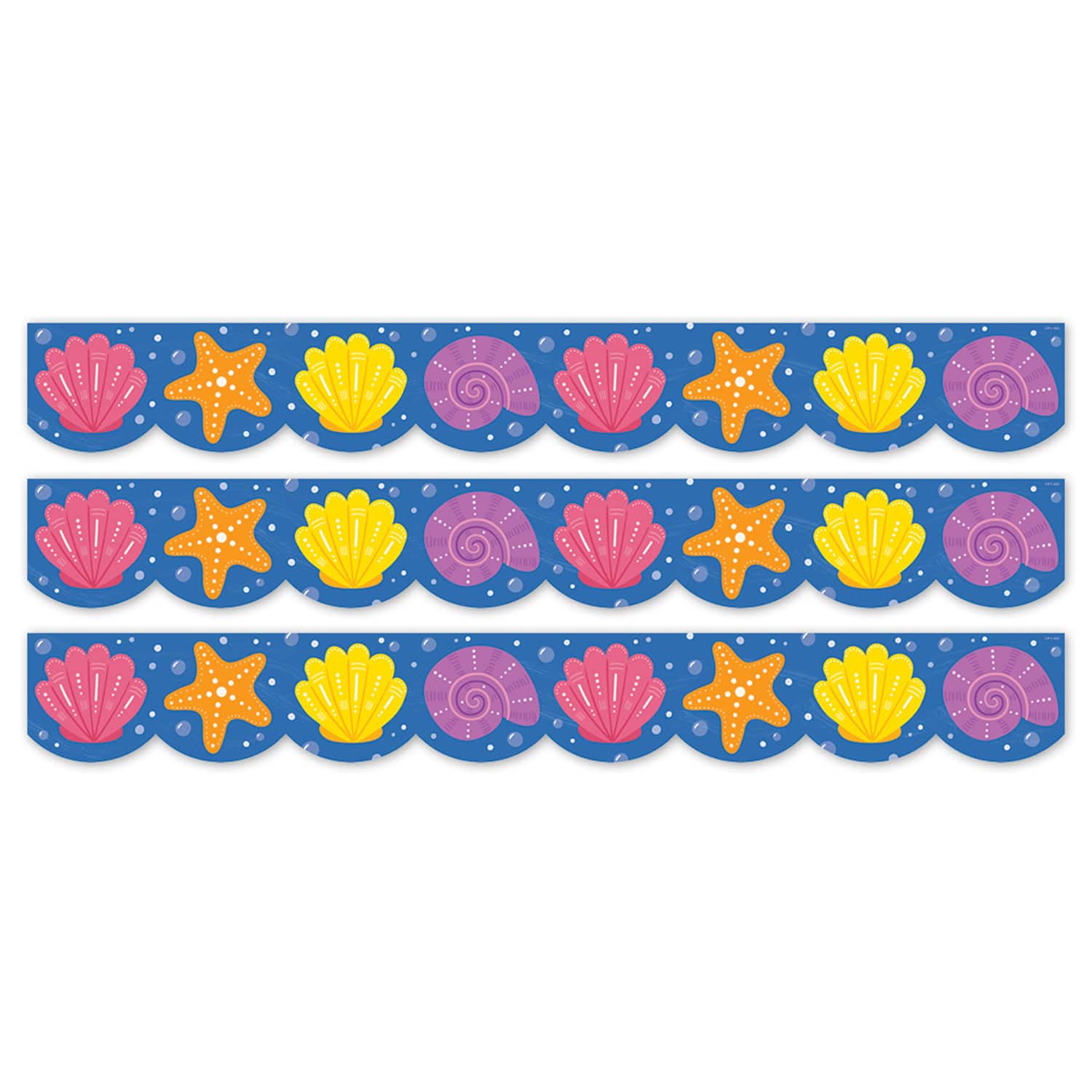 Creative Teaching Press® Sea Friends Seashells EZ Border, 48ft. Per Pack, 3 packs