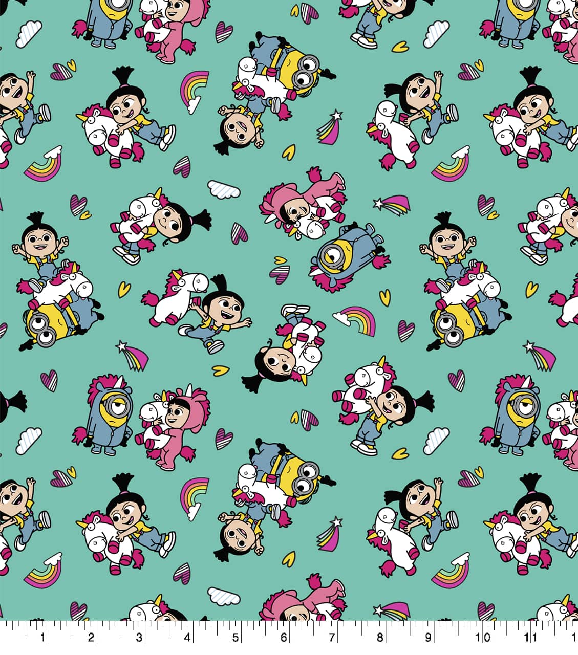 Universal Illumination Minions Fluffy Trio Toss Cotton Fabric
