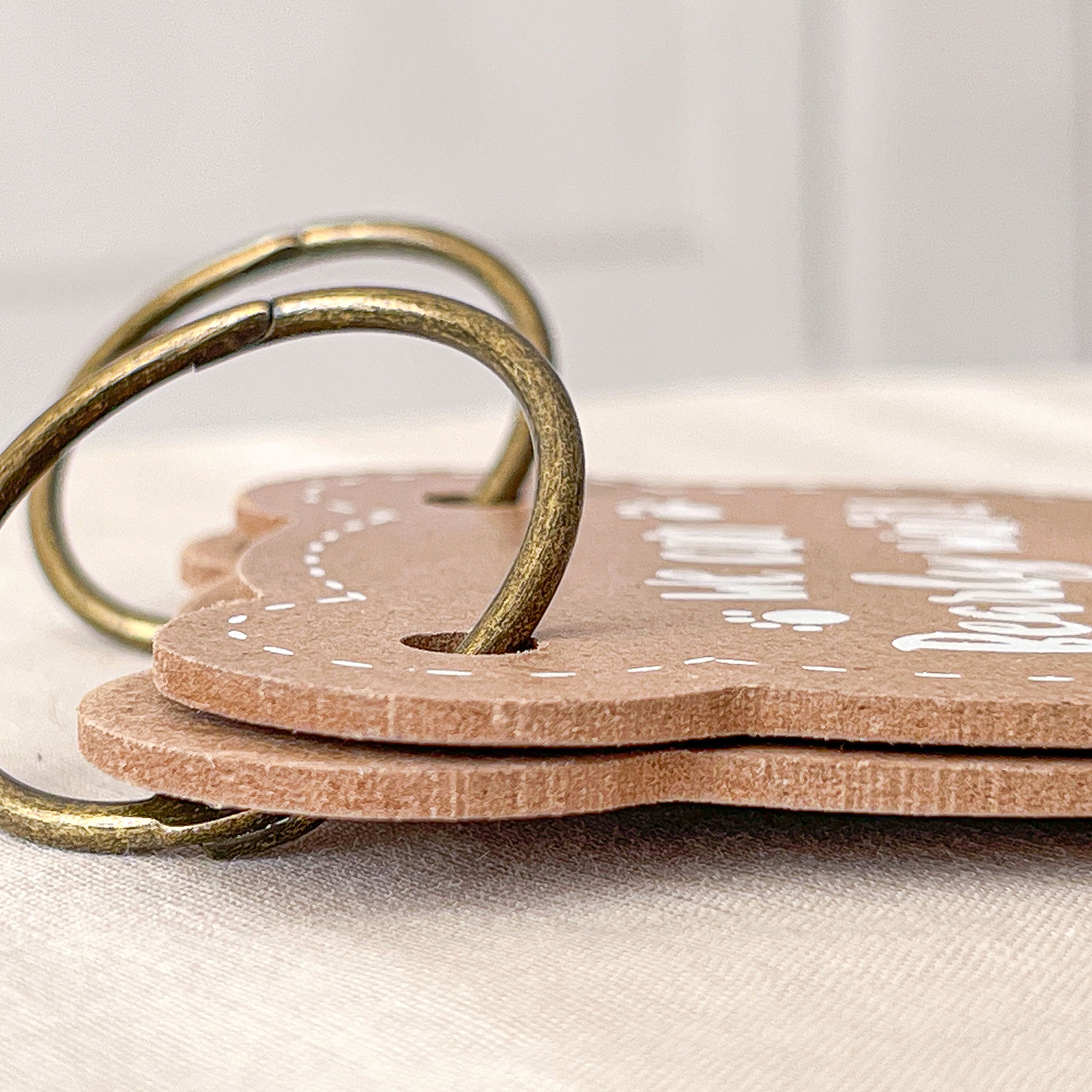 Kate Aspen® Kraft Bear Shape Baby Shower Prediction Advice Card Keepsake Book Set