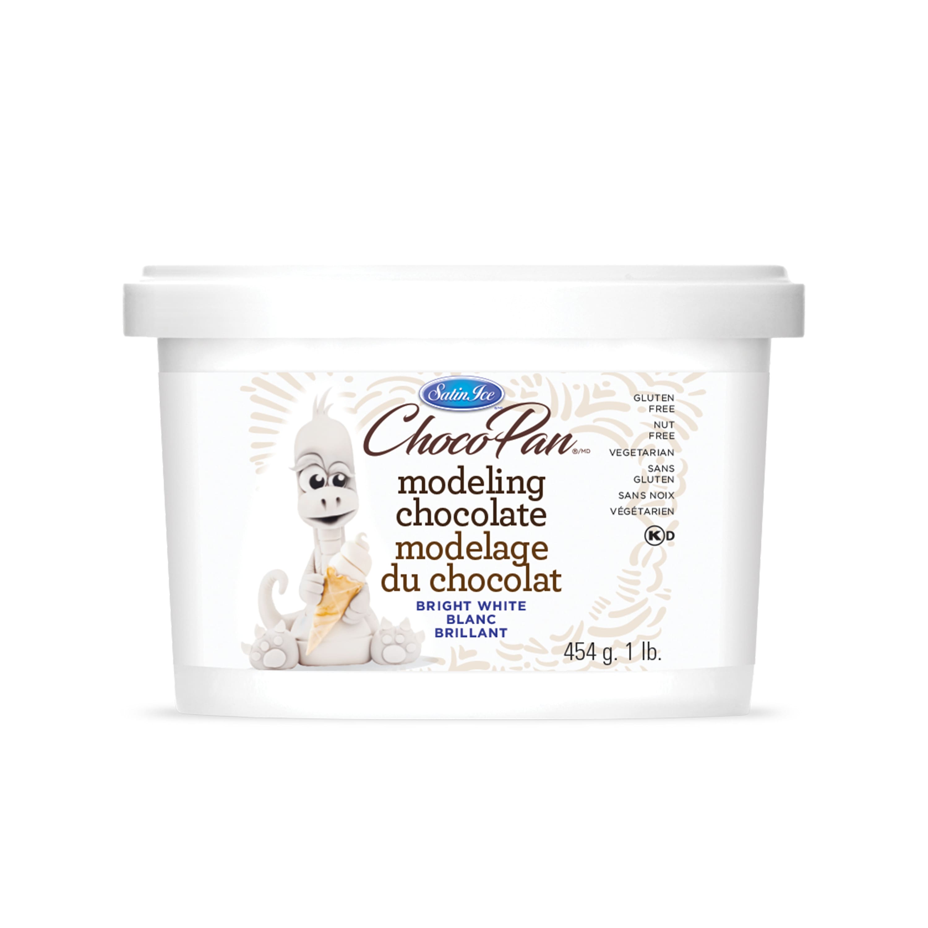 Satin Ice® ChocoPan® Modeling Chocolate, 1lb., Color: Bright White